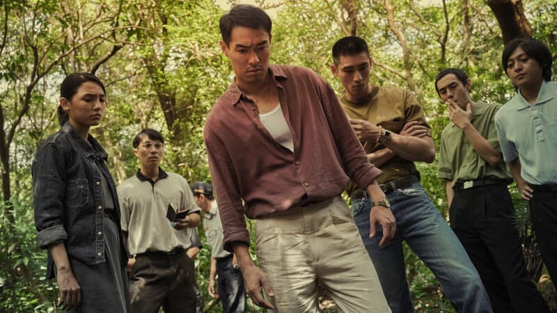 楊祐寧在《華燈初上》裡的辦案警探既帥又痞，演技也被稱讚。（Netflix提供）