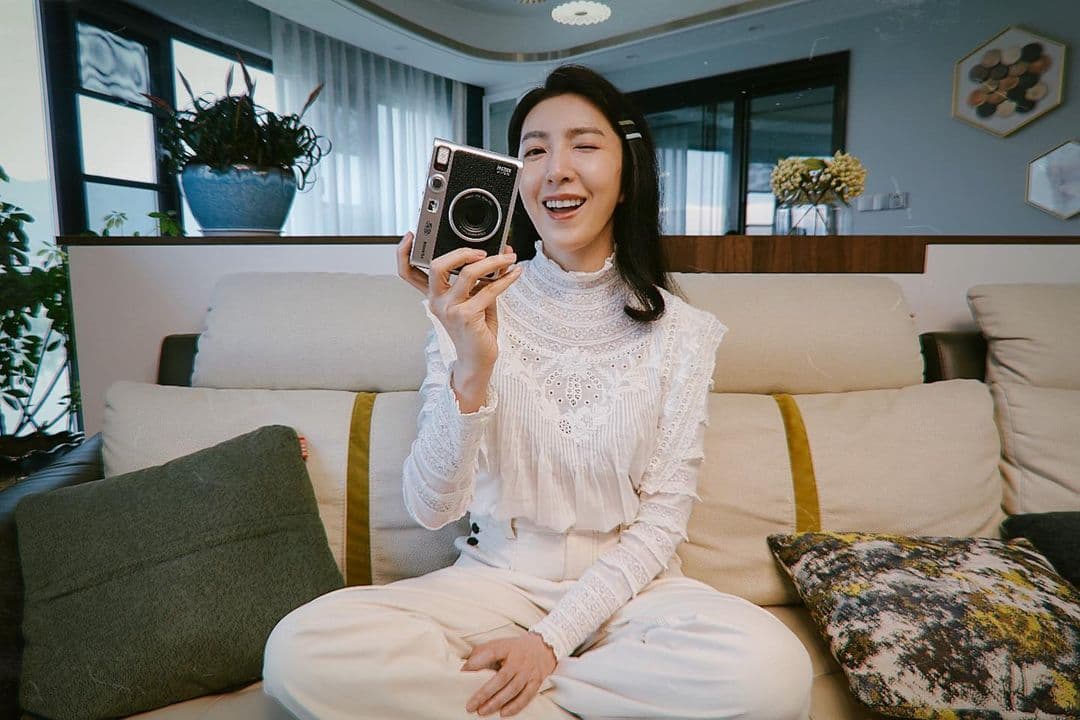 楊謹華的老公靠著體貼追到了她並且成婚，而且婚後依舊相當殷勤。（翻攝楊謹華IG）
