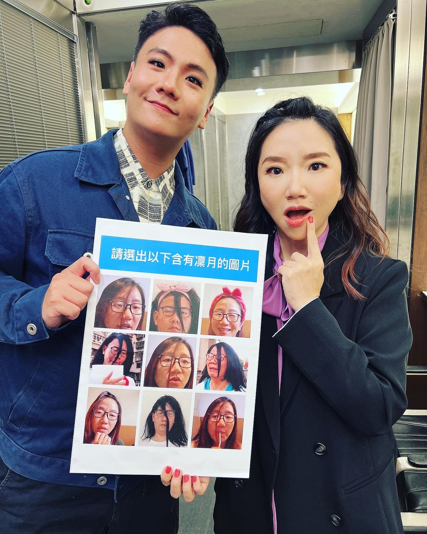 陶晶瑩曾被說與阿翰創作的角色「凜月」撞臉。（翻攝陶晶瑩臉書）