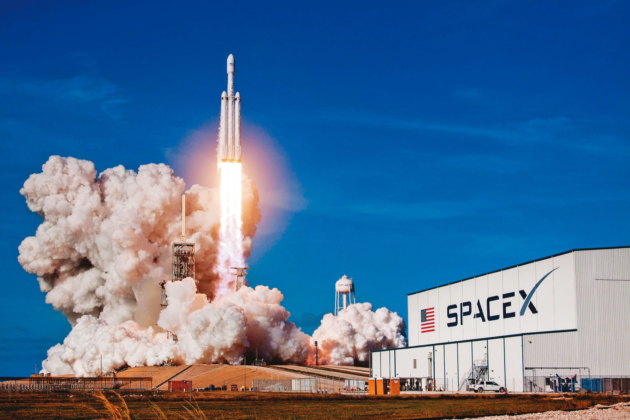 許勝雄父子聯手，金寶、康舒成功拿下SpaceX訂單。（翻攝SpaceX Flickr）