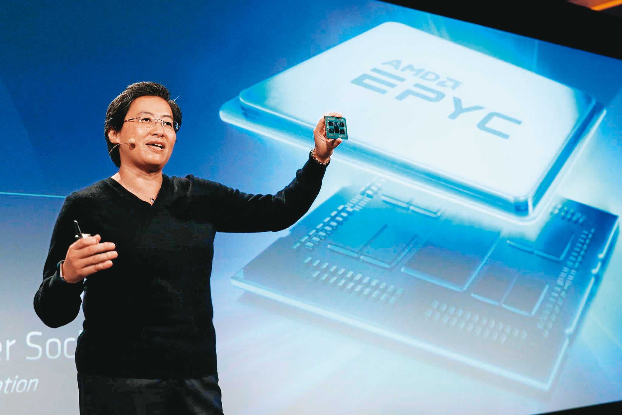 邊緣AI群雄並起，超微（AMD）等CPU科技巨頭將難以通吃整個AI晶片市場。圖為超微執行長蘇姿丰（翻攝AMD臉書）