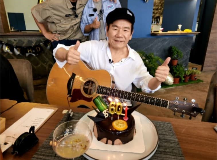 趙傳在節目中歡度60歲大壽。（TVBS提供）