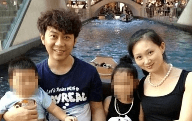 楊寅在鍾慶春面前稱妻子為朋友，並且她來了孩子來求學。（翻攝自微博）