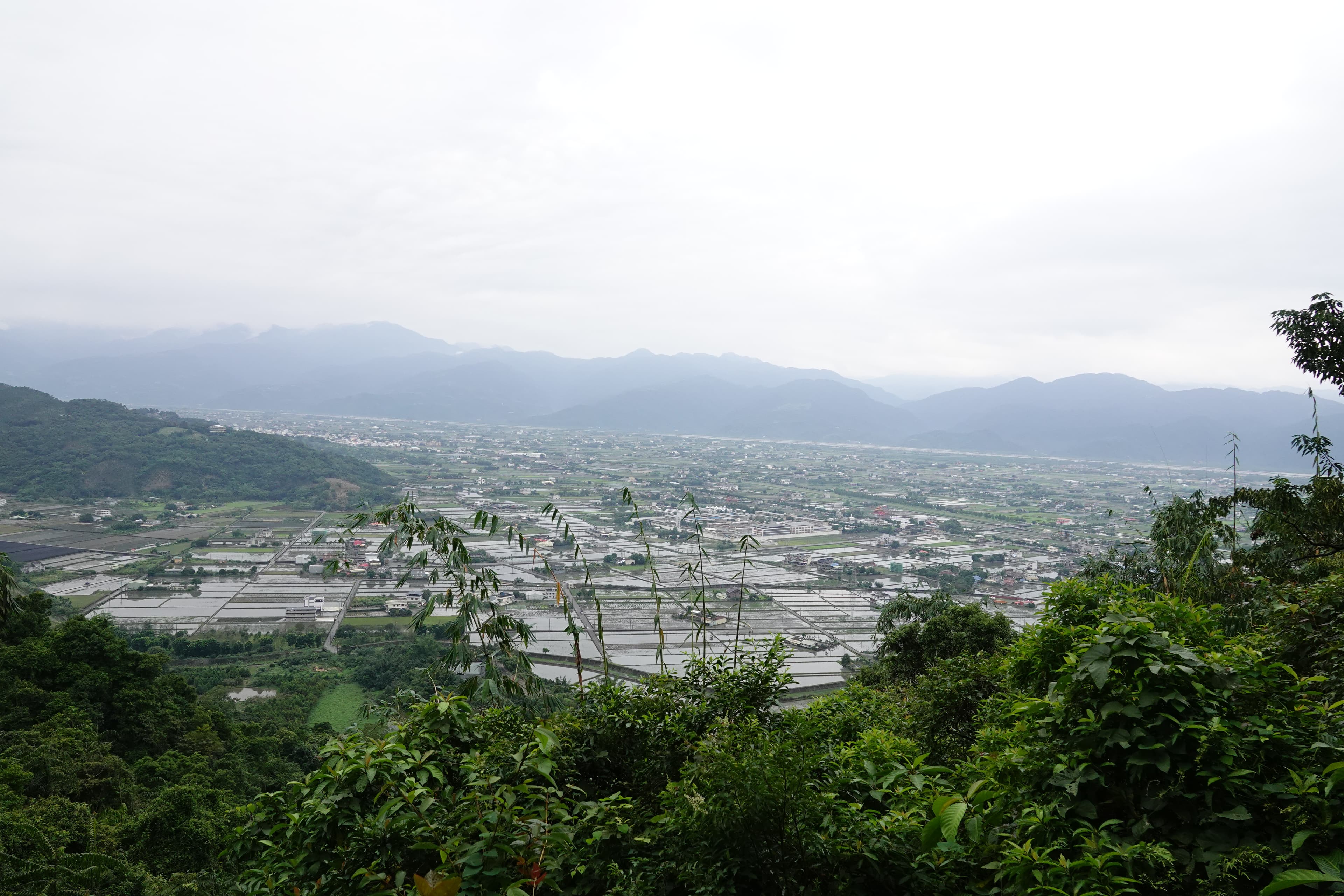 圖為由酒店位置俯看整個蘭陽美景。