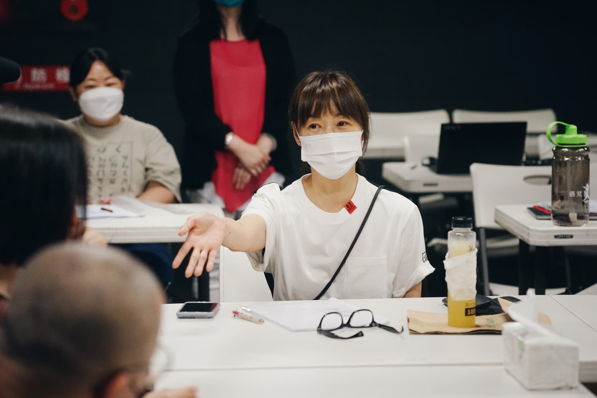 鄭家榆第一次演舞台劇。（故事工廠臉書）