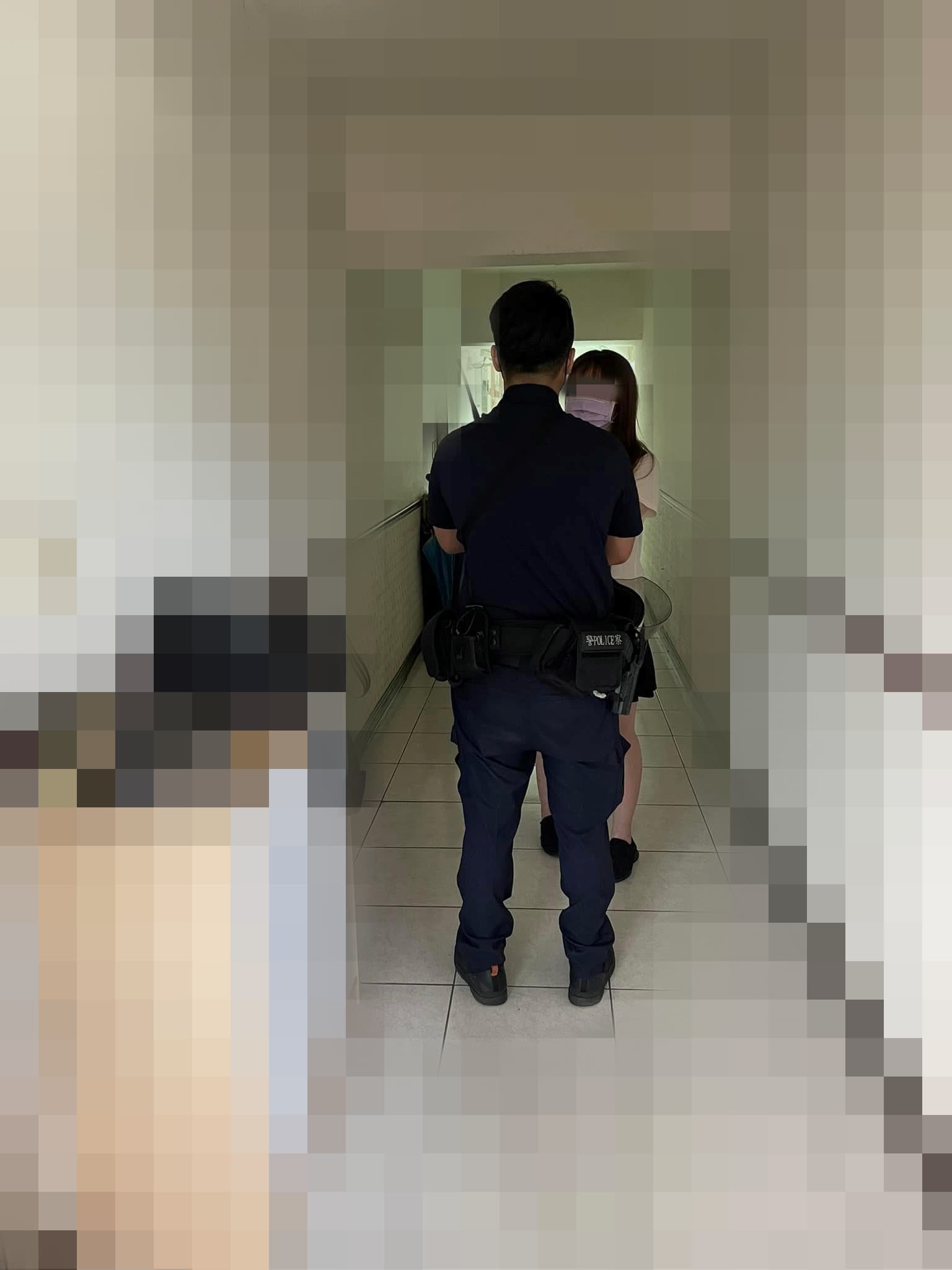女客人不肯付到府檢修的車馬費，還報警意圖趕走冷氣師傅。（翻攝爆料公社）