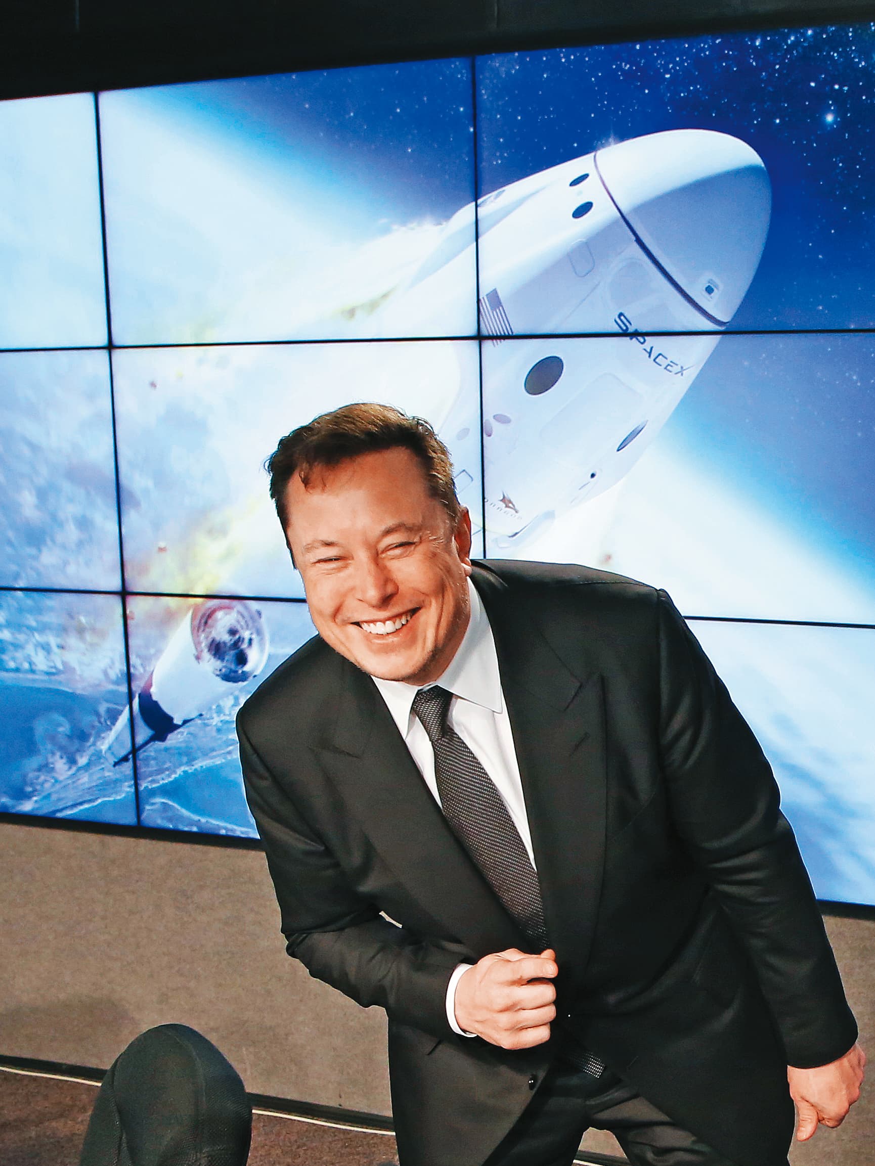 在馬斯克（Elon Musk）帶領下，SpaceX橫掃千軍，成為低軌衛星網路服務全球市占第一的公司。（達志影像）
