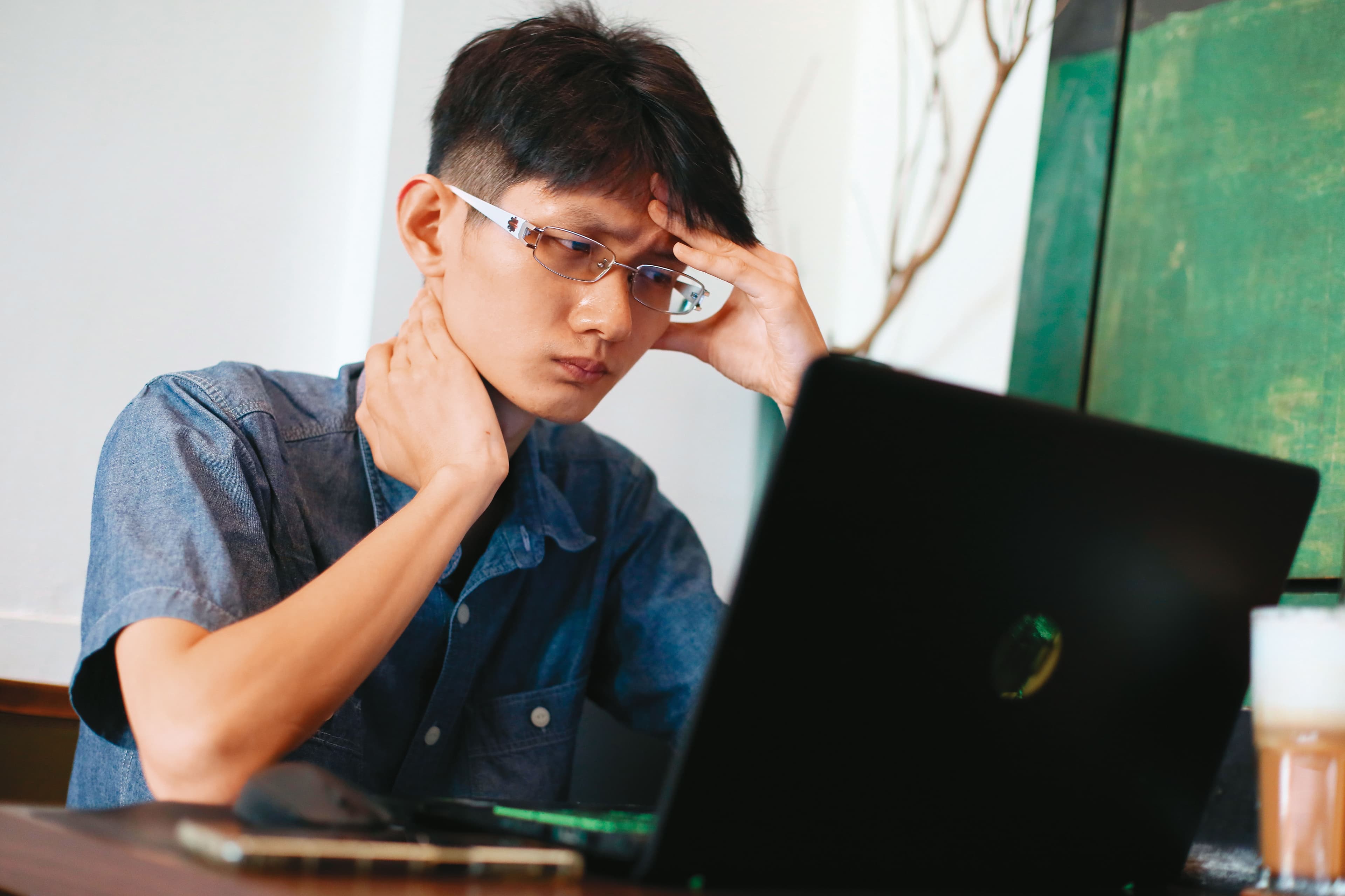 吳振維這一年常協助受害者蒐證報案。