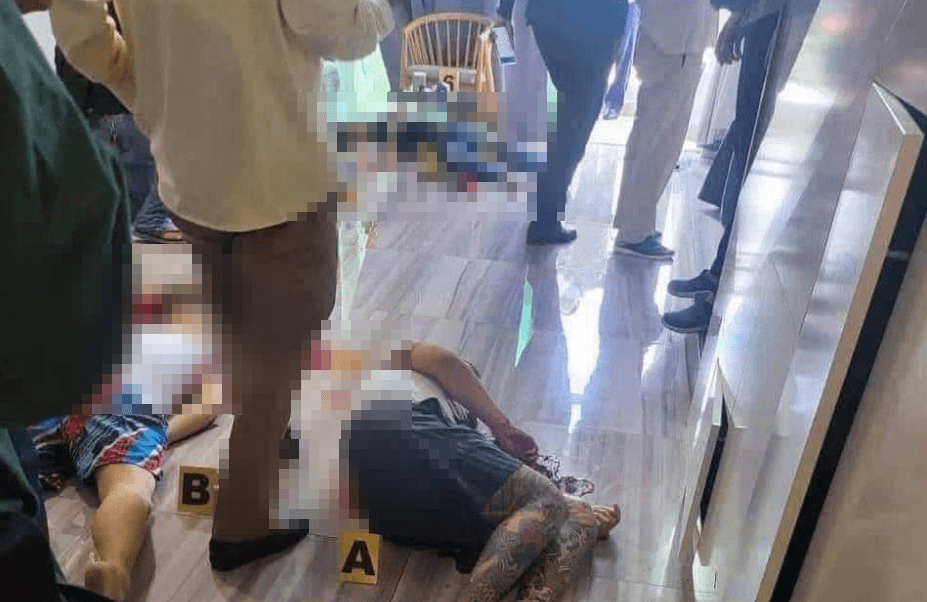 柬埔寨首都金邊昨晚驚傳槍擊案，3名台灣男子在一處公寓內中彈身亡。（翻攝自推特）