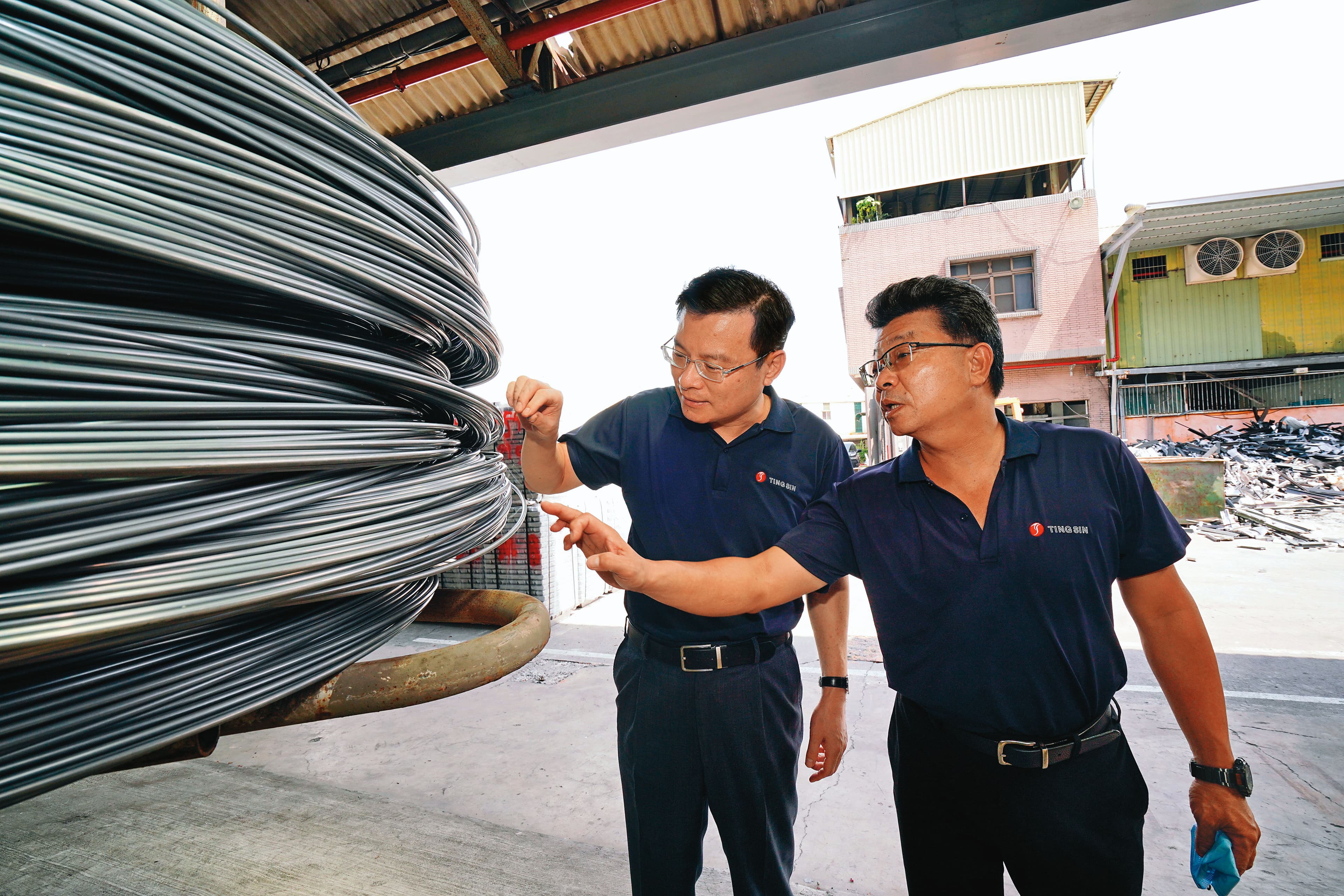 廷鑫生產的鋁盤元，成功打入電動汽車扣件供應鏈。