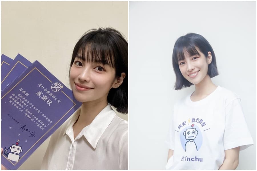 徐千晴外型亮麗。（翻攝自台灣民眾黨徐千晴臉書）