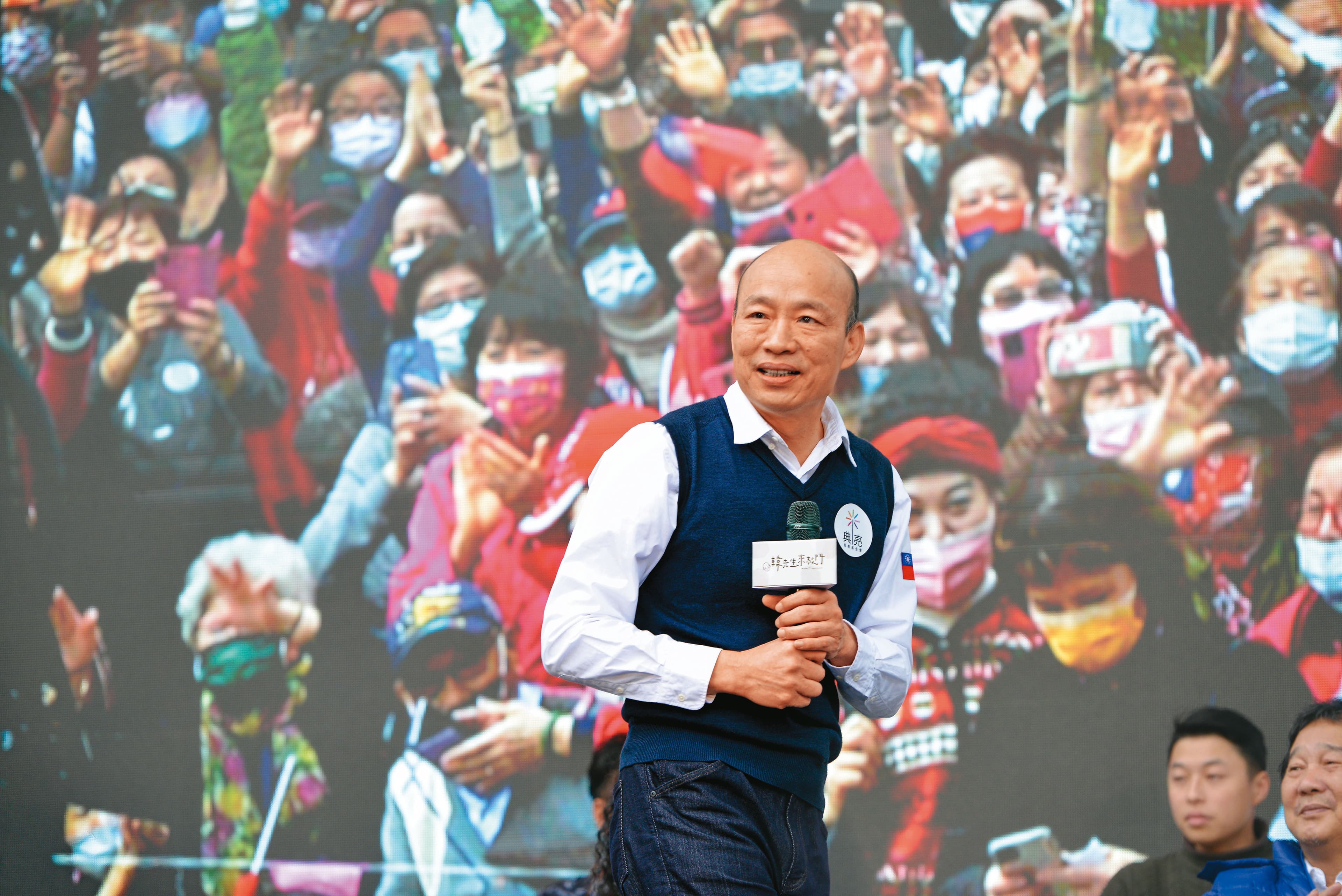 2018年國民黨受韓流加持，藍營各地選情大好，如今少了韓國瑜，顯得相對冷清。