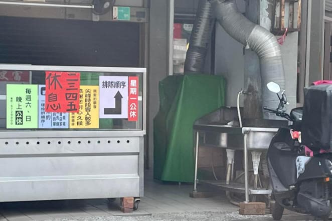 網友根據資訊推敲出開門營業時間就是週六、週日的白天。（翻攝社團「路上觀察學院」）