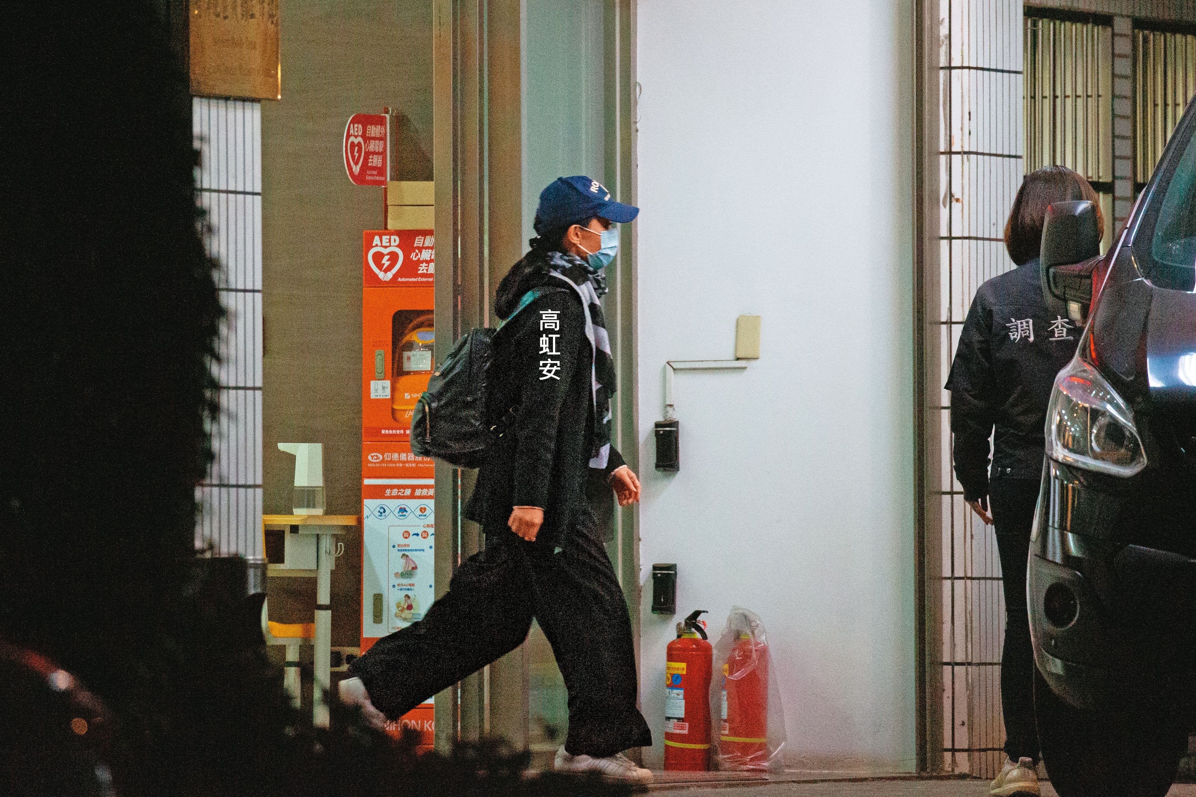 高虹安在接受調查局訊問時氣定神閒，還稱讚素食便當很好吃。