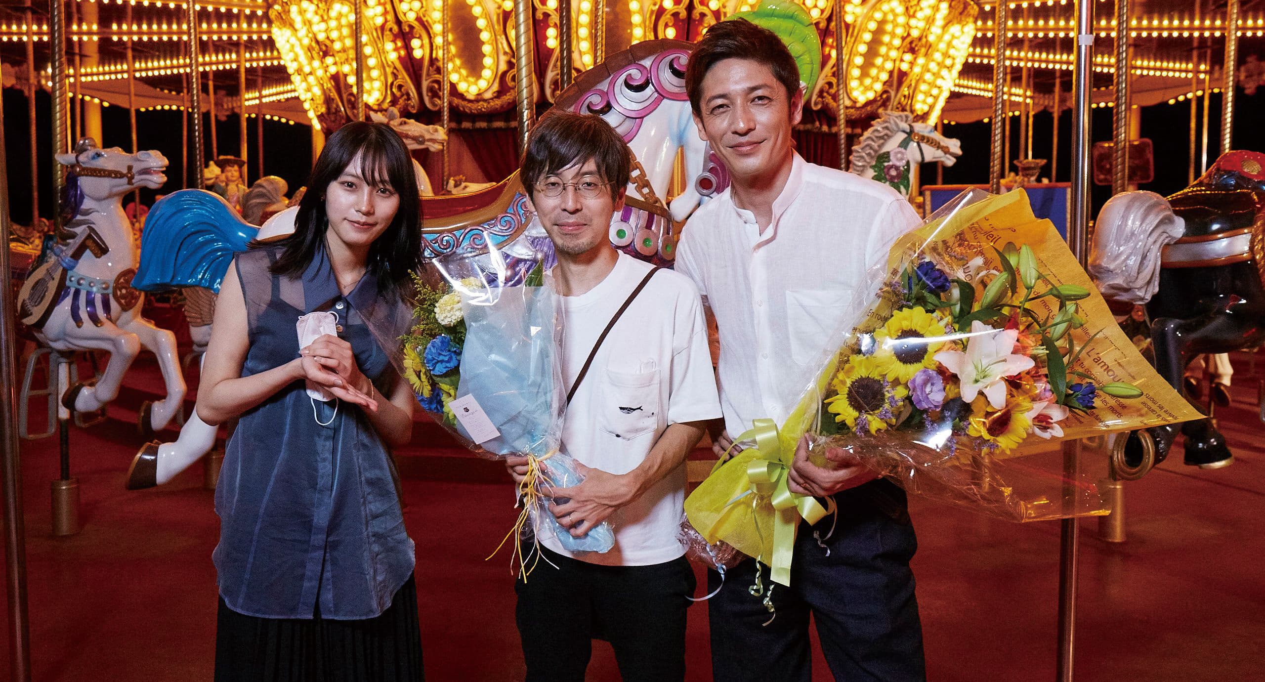 《邪惡的孩子》導演片岡翔（中）強調「保證看了不會後悔。」（采昌提供）