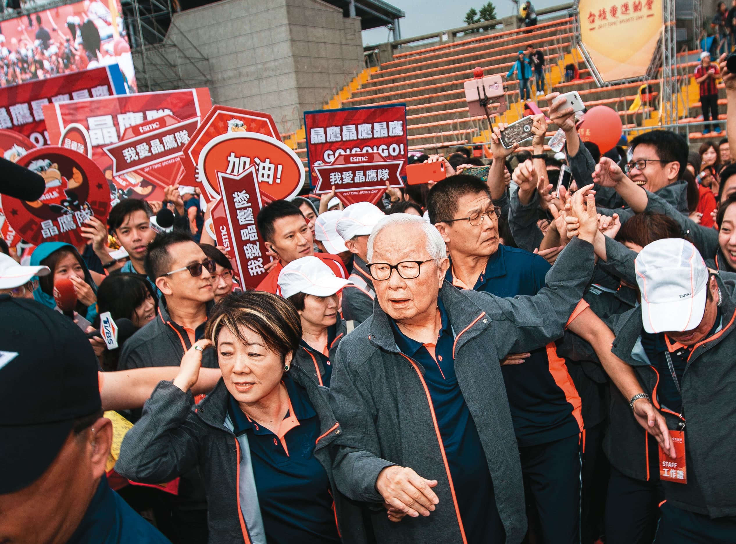 謝銘杰連5年幫台積電辦運動大會。