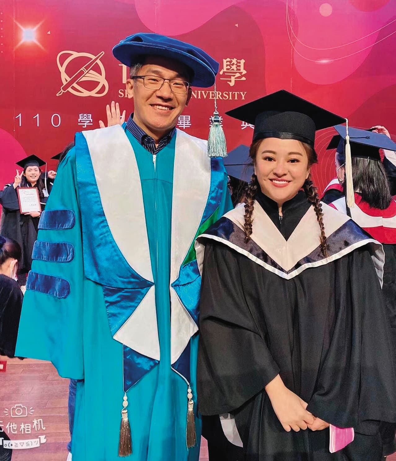 何嘉文念完碩士後，對自己的生涯規劃有了不同的看法。（何嘉文提供）