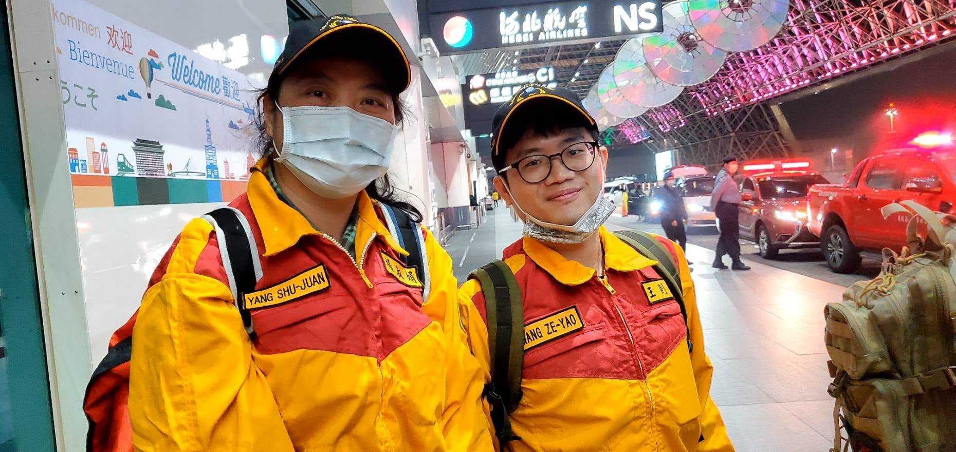 台北榮民總醫院醫師王則堯（右）當時在現場。（翻攝自臺北榮民總醫院臉書）