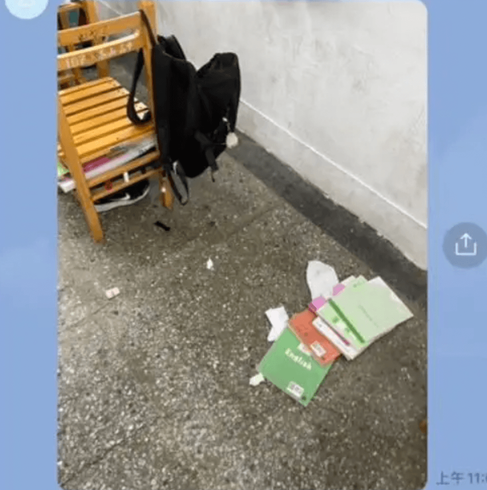 原po心痛發文，表示弟弟遭同學霸凌。（截圖自Dard）