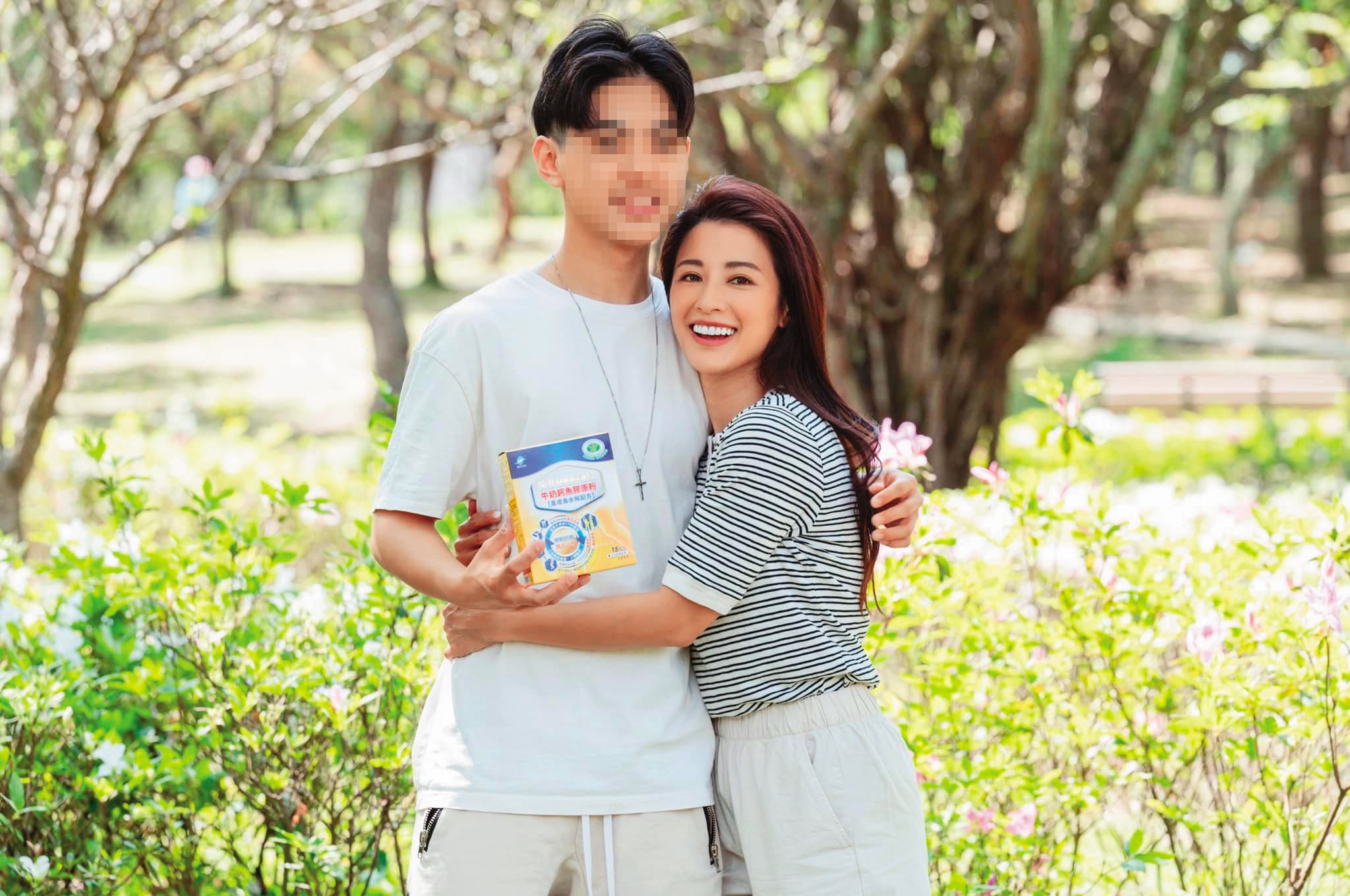 李蒨蓉母子感情好，還會一起拍業配文。（翻攝自李蒨蓉臉書）