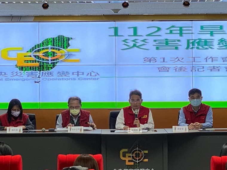 南部降雨持續不佳，水情相對嚴峻，旱災中央災害應變中心於3月1日成立。（水利署提供）