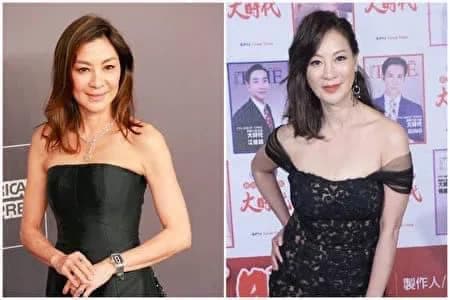 楊繡惠恭喜楊紫瓊奧斯卡封后，並PO出一張兩人的比對照，謝謝各位網友給她的恭喜。（翻攝楊繡惠臉書）