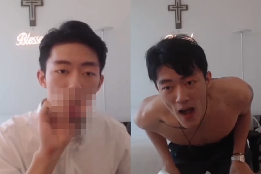 全宇元服藥後開始失控，甚至脫掉上衣開始自言自語等。（翻攝自YouTube）