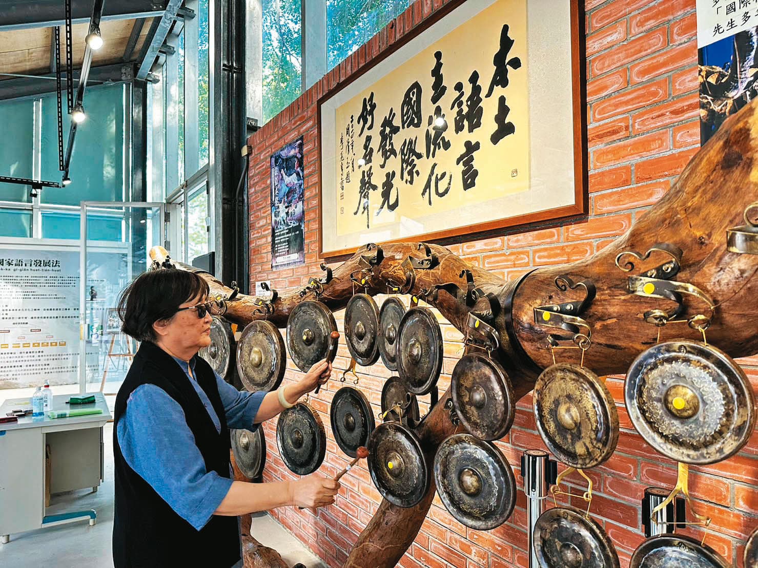 前立委周清玉全心全力投入台語文化傳承。