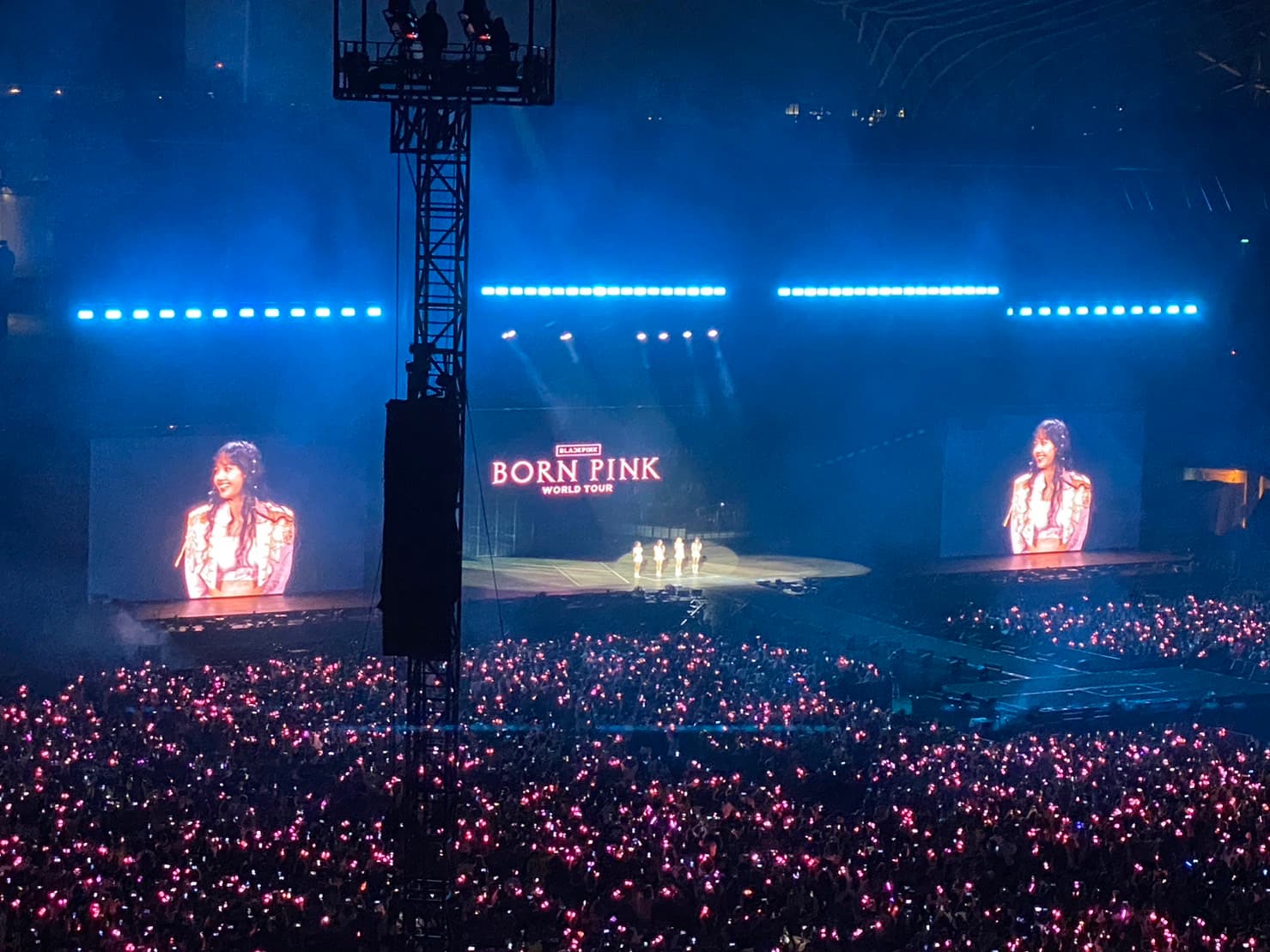 BLACKPINK很開心重返台灣開唱。（讀者提供）