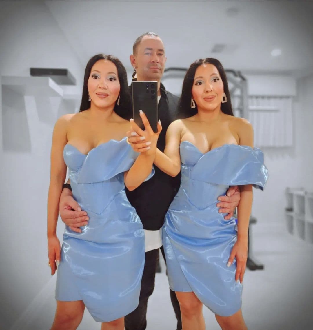 雙胞胎姊妹「共享」任何事，包含男朋友。（翻攝自annalucydecinque IG）