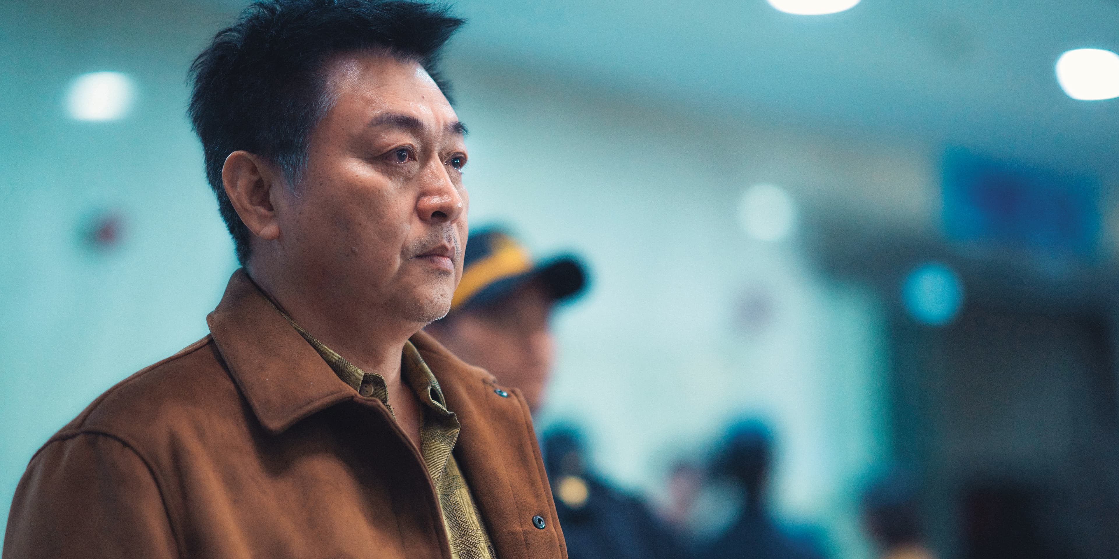 《模仿犯》的刑警林尚勇，發現女兒成為下一個受害者，生死不明，只能硬著頭皮繼續辦案。（Netflix提供）