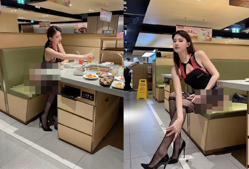 中國海底撈官方出面澄清阿朱的拍攝地點在泰國分店，不清楚海外分店具體狀況。（翻攝自微博）