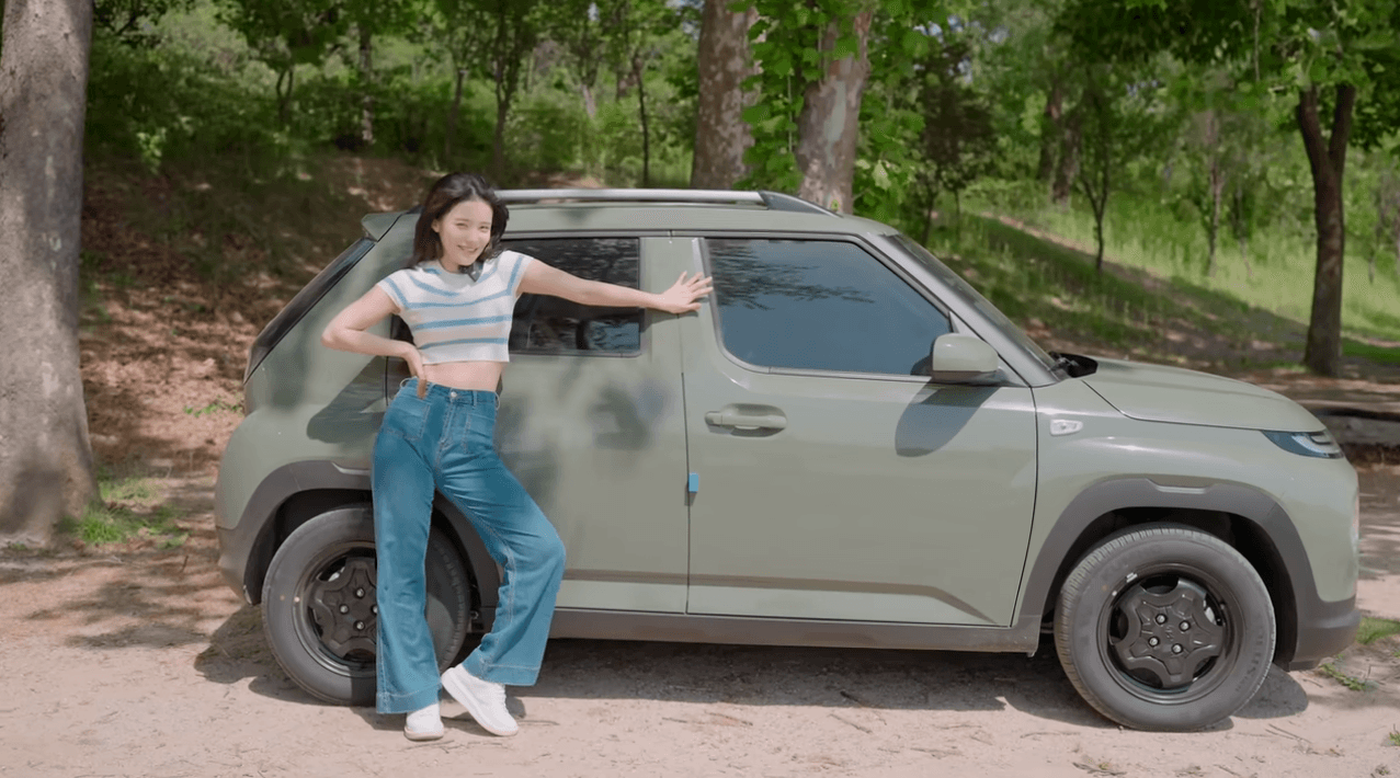 李多慧花了約台幣40萬元買下新車casper。（翻攝이다혜YouTube）