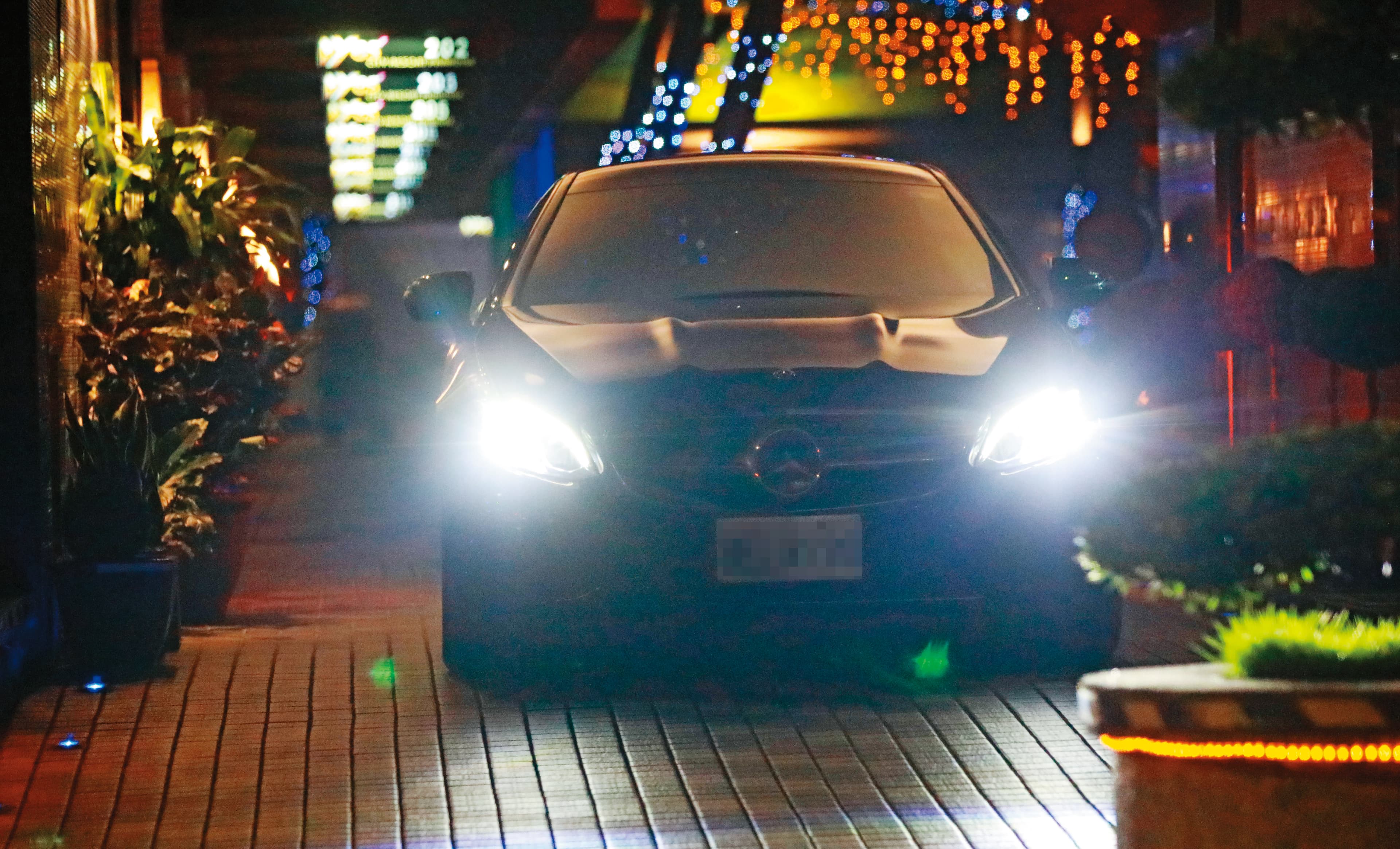 6月28日23：28張晉源離開A女處所後，直奔中和接B女到悅池汽車旅館，一待就是3小時。