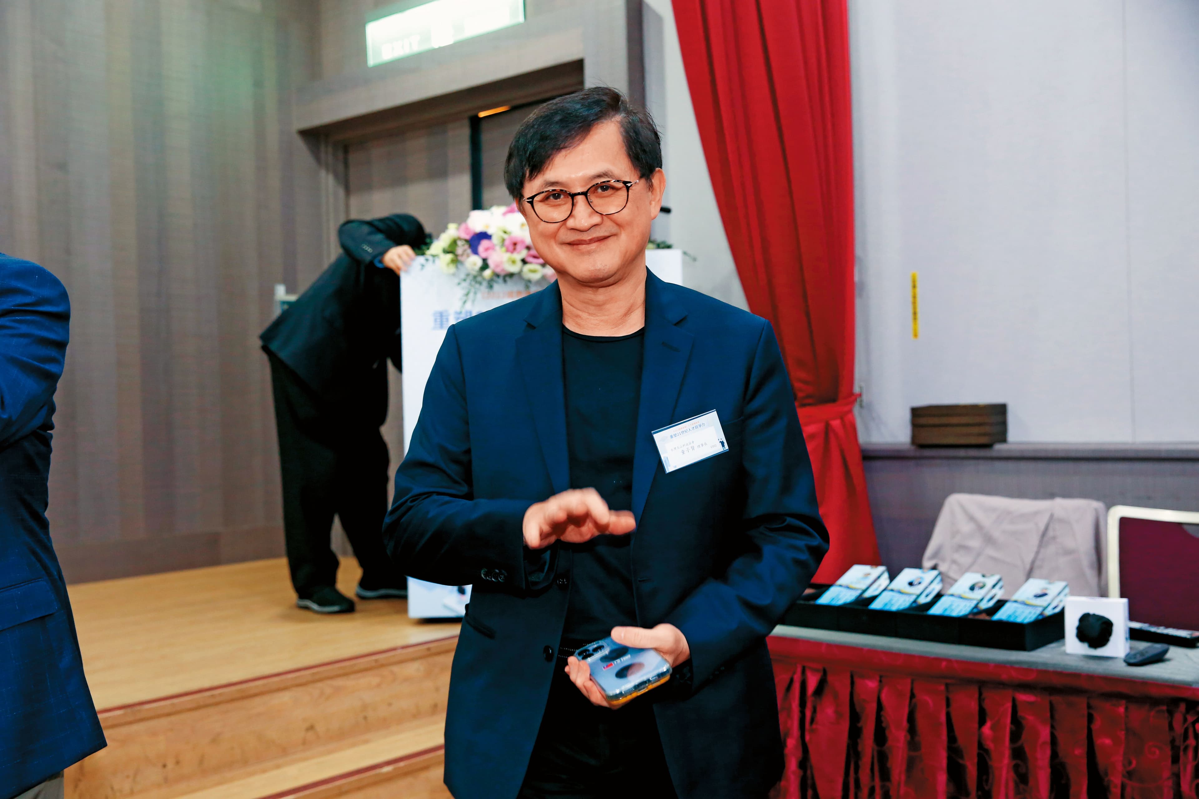 童子賢（圖）稱讚蘇姿丰：「對未來的AI布局有縝密的思考。」