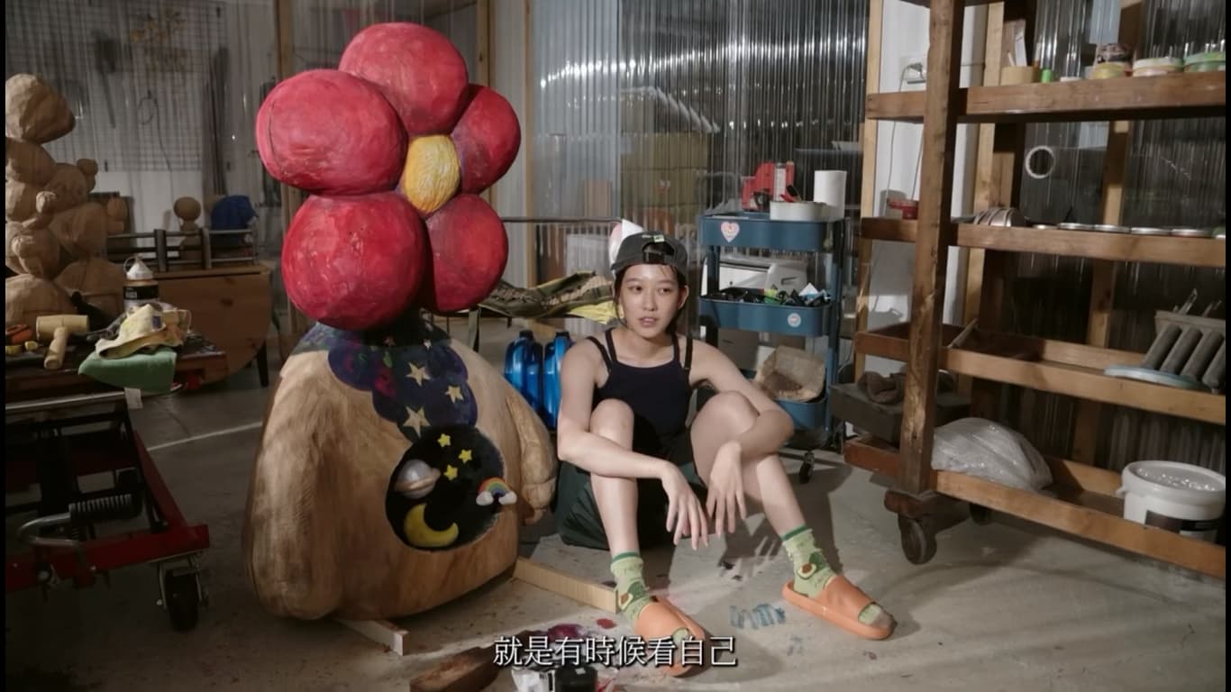 孟耿如宣傳自己早在計畫中的畫展。（翻攝臉書）