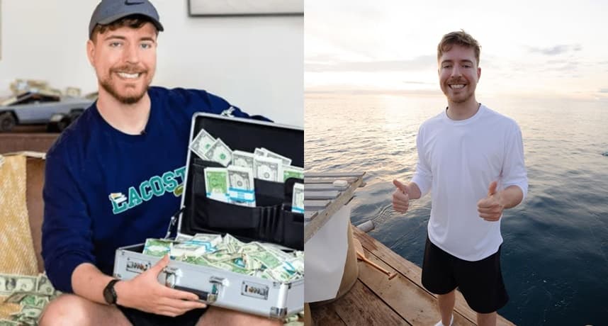 「MrBeast」主頻道擁有1.73億訂閱,四個副頻道也有超過千萬追蹤數,相當驚人!(圖:MrBeast IG)