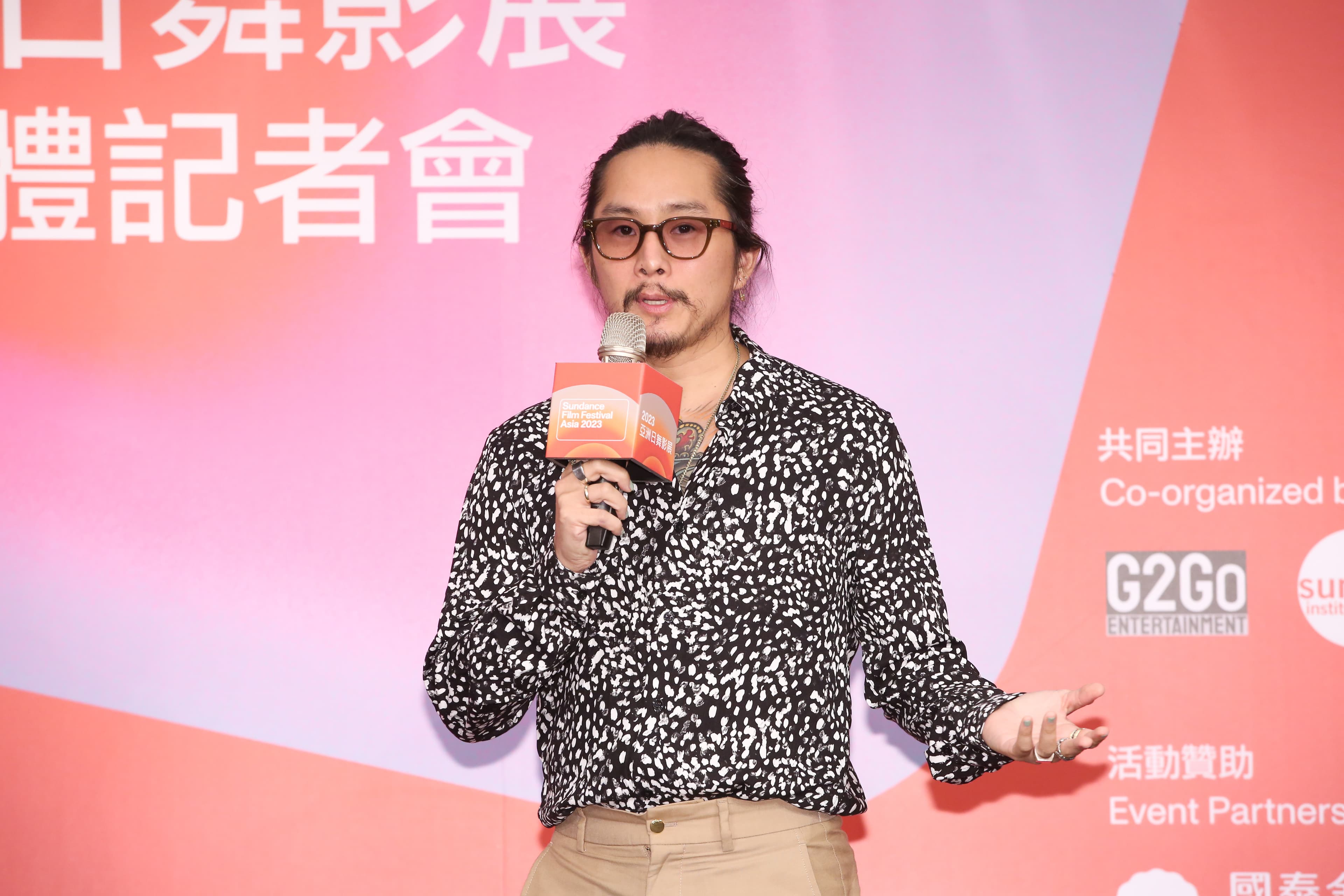 曾是演員,如今轉為導演的韓裔影人全知泰帶著自己的作品《加摩賈亞》來到台北。