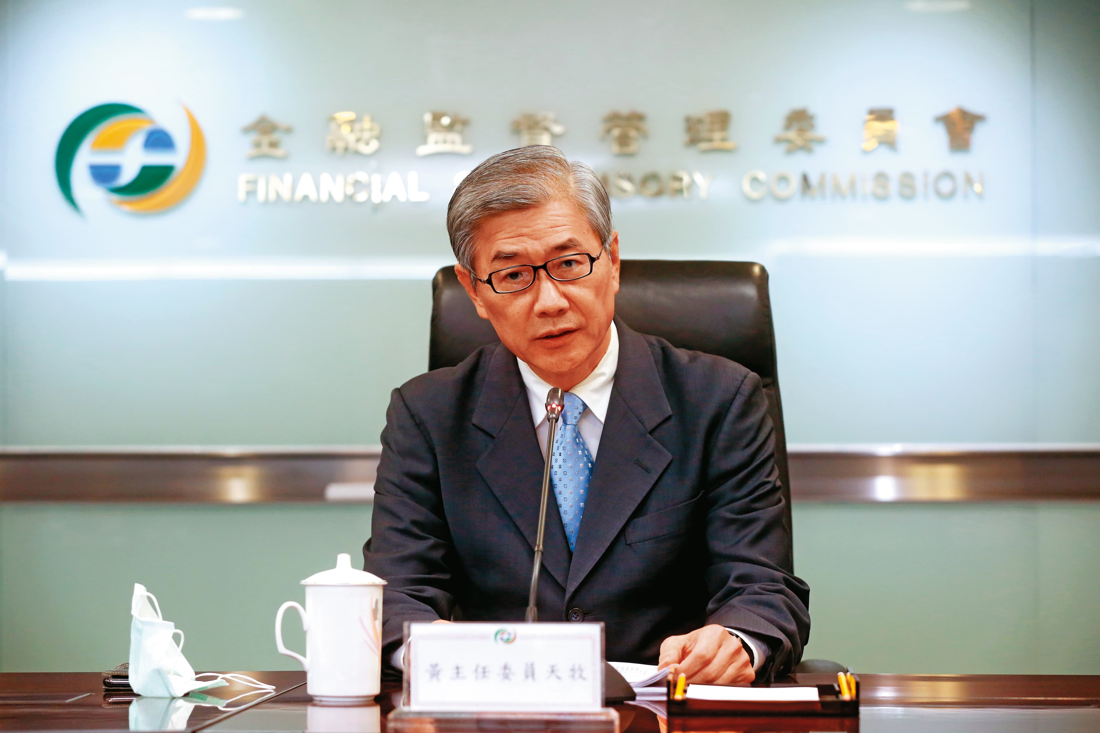 金管會稱，澳豐案已轉移司法檢調單位。圖為金管會主委黃天牧。