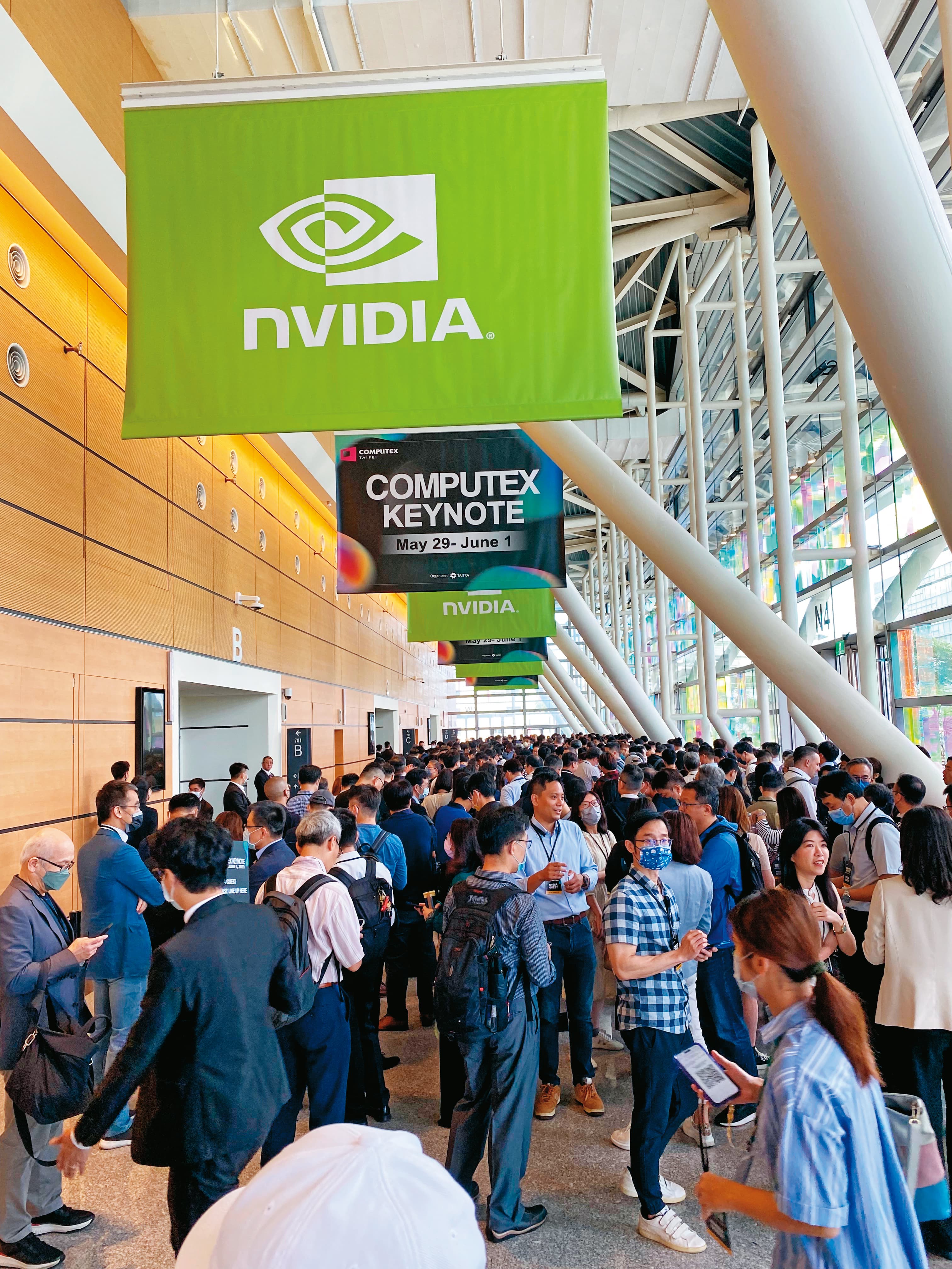 今年6月，台積電最先進的2奈米製程與輝達(nVIDIA)合作，導入AI（人工智慧）晶片的試產。（盧佳柔攝）