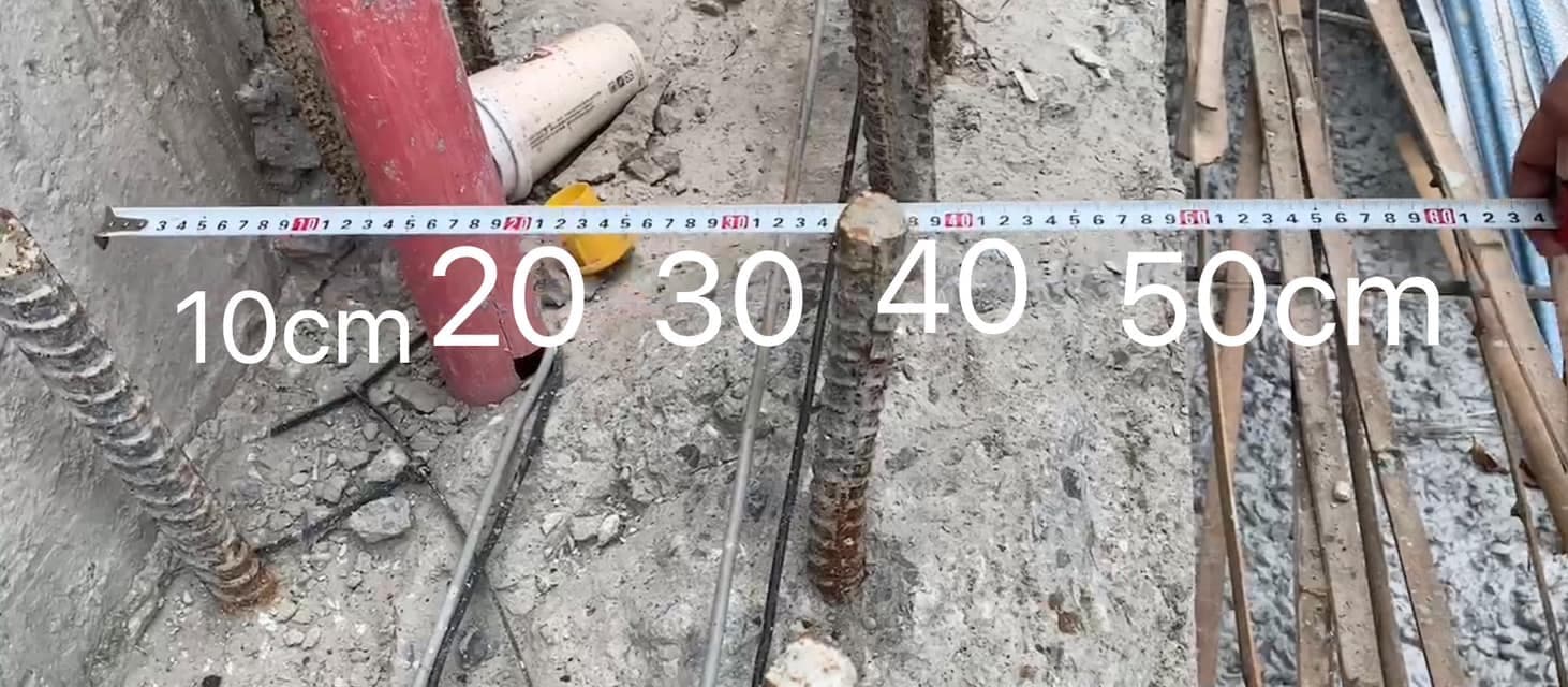 陳怡君怒揭基泰建設連續壁厚度不足60cm。（翻攝陳怡君臉書）