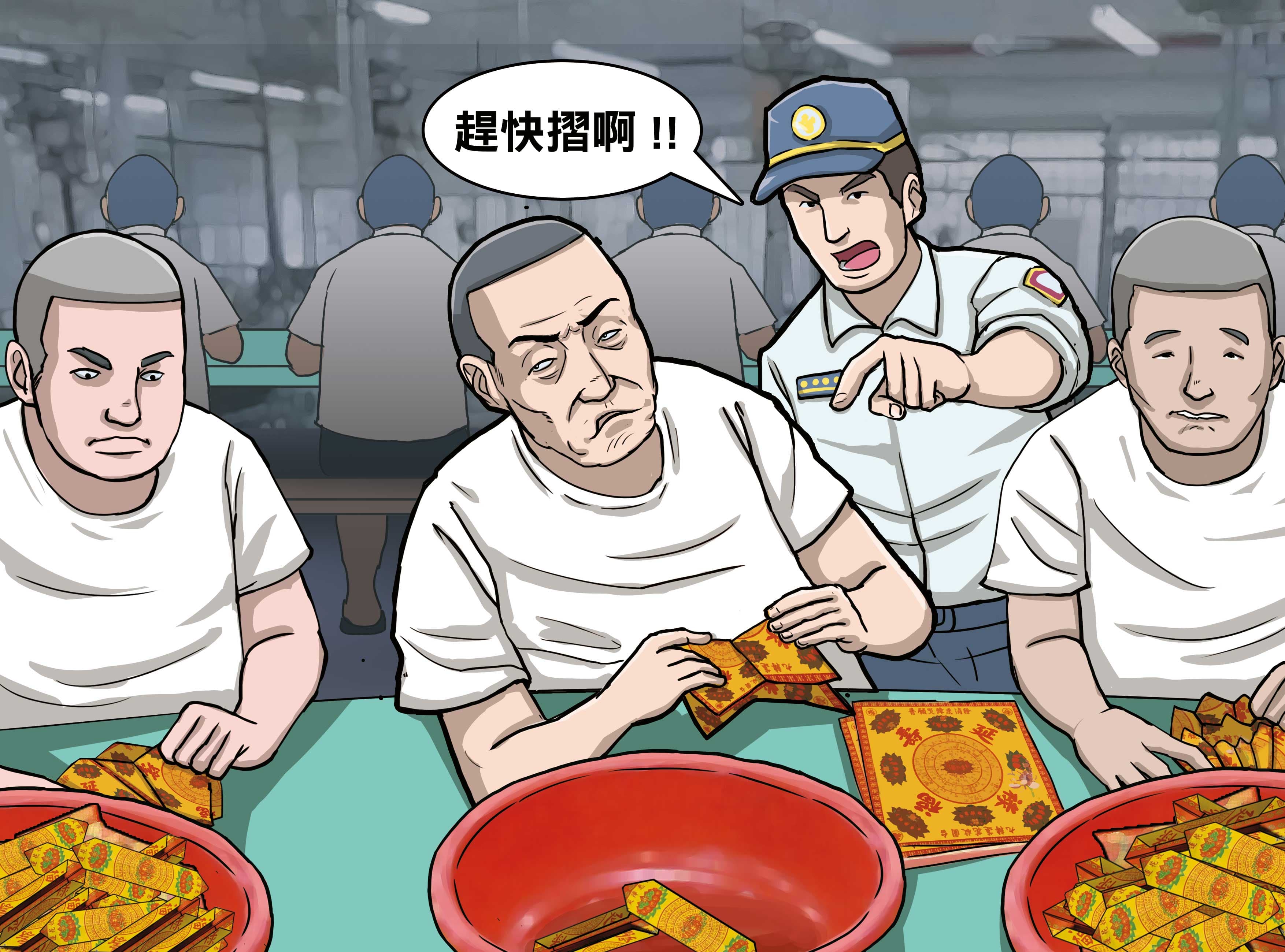 槍擊殺人的吳哲銘，擺爛1天只摺4朵紙蓮花，作業成績僅0.7分，但卻被灌水為滿分4分進而假釋。