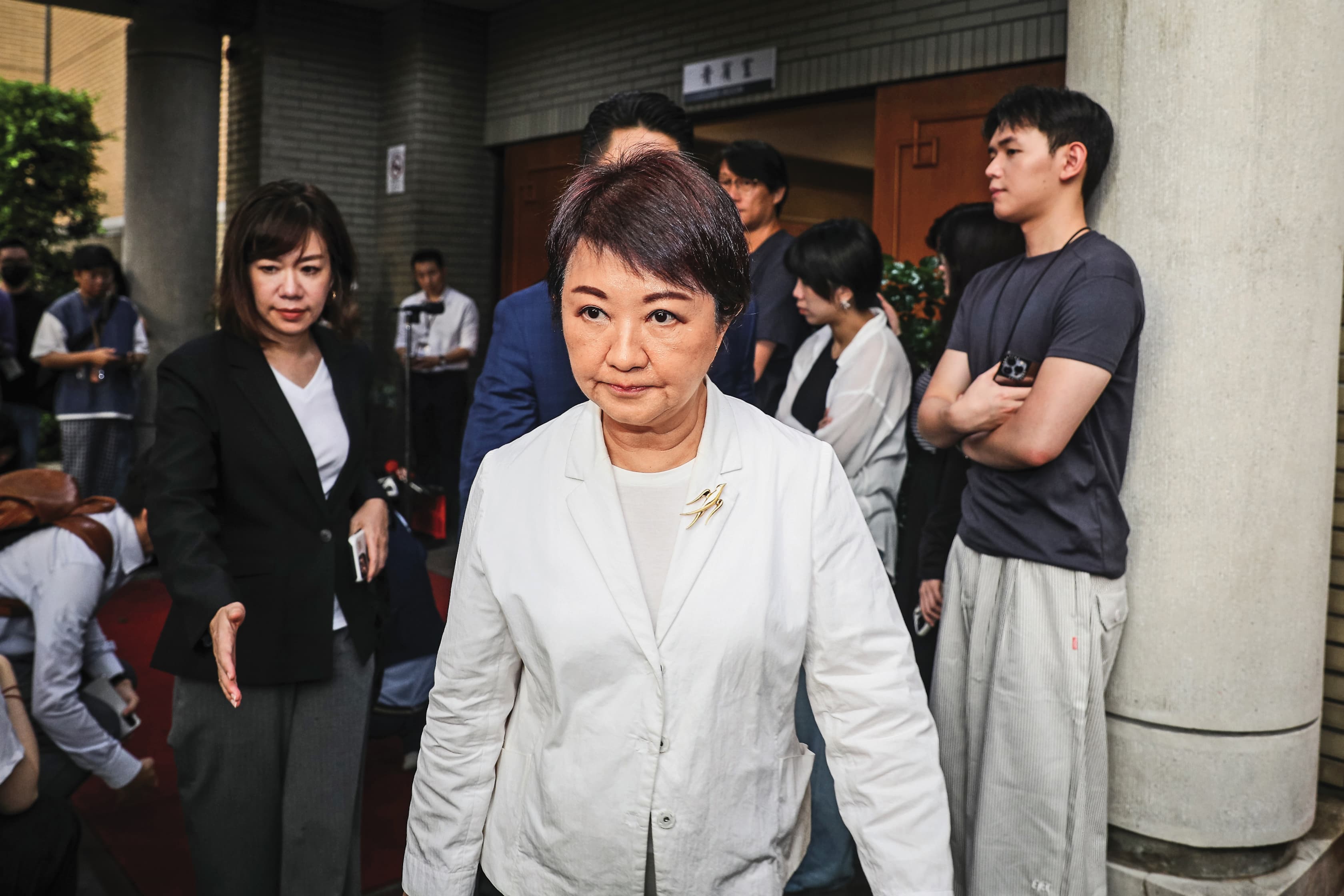 盧秀燕市長力挺愛將，認為「小事大辦、啟人疑竇」。（鏡報鄒保祥）