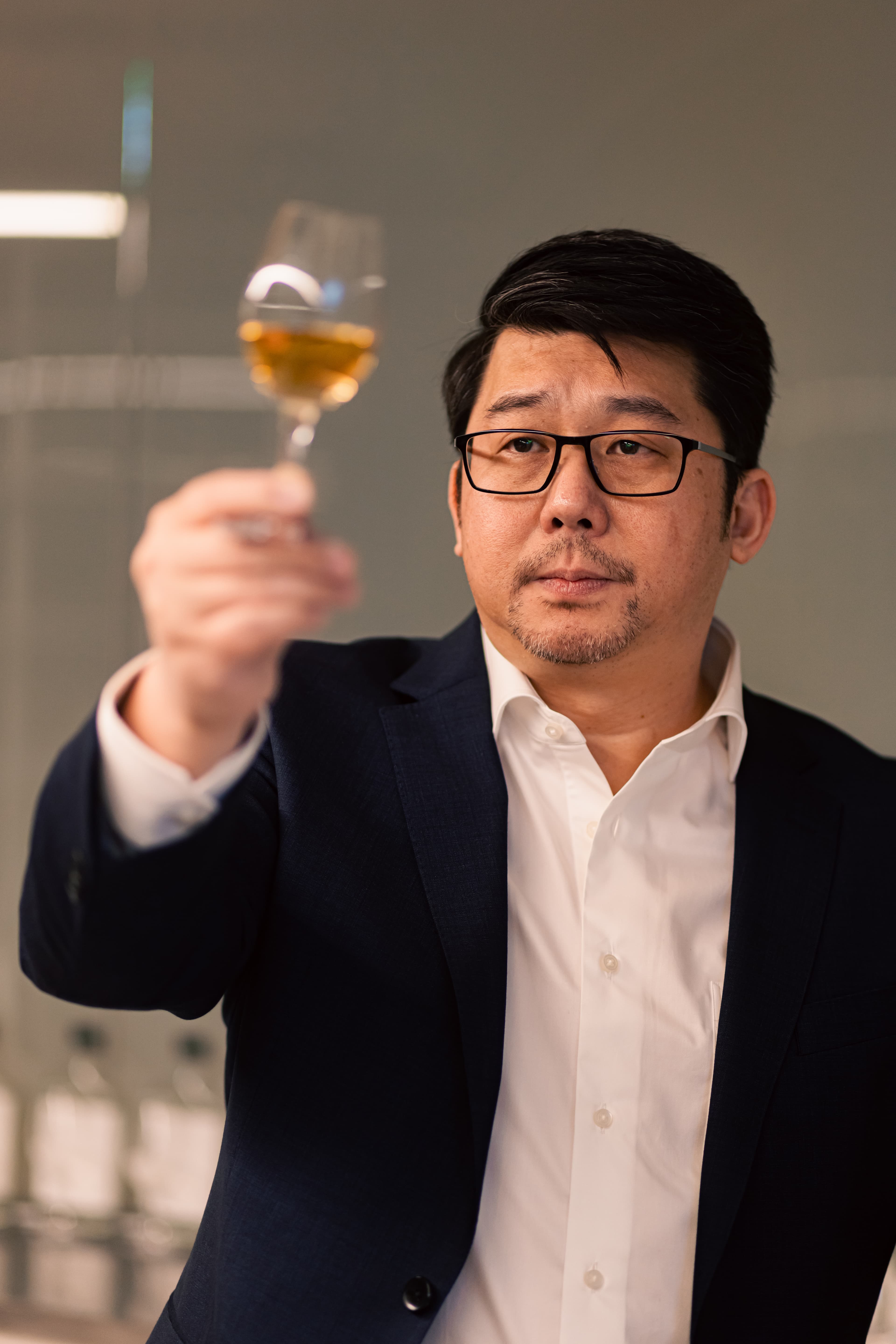 首席釀酒師張郁嵐與島岡社長做的酒廠計畫，展望未來30年。