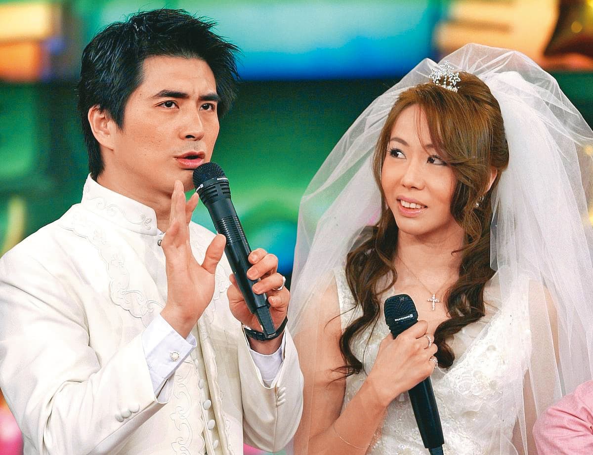 邵昕（左）和婷婷（右）2012年因傳出家暴，最後離婚。（東方IC）