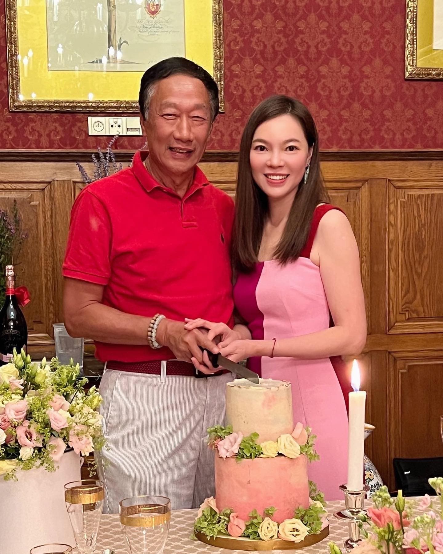 郭台銘和曾馨瑩結婚18年，婚姻動向近來引發關注。（翻攝曾馨瑩IG）