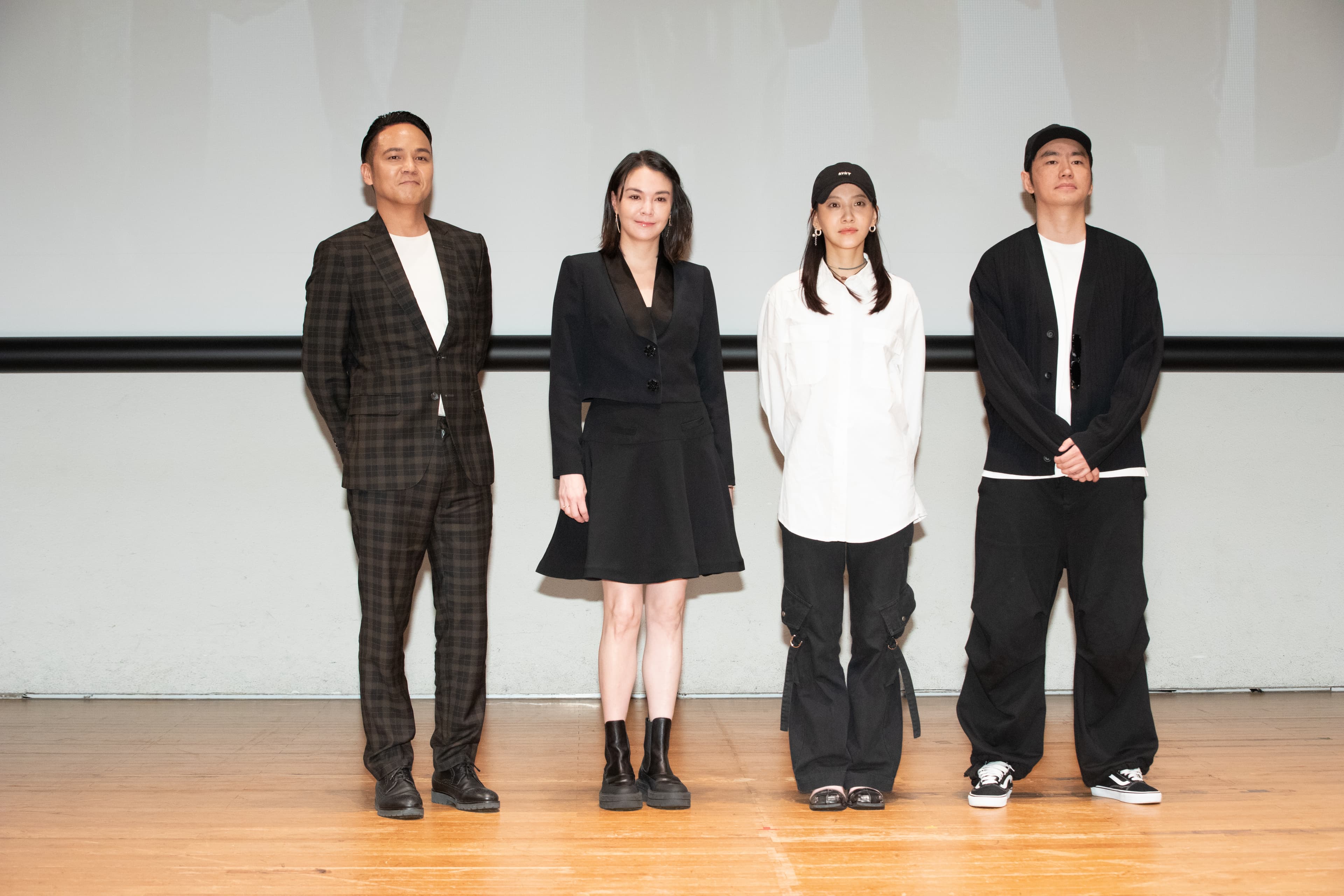 張榕容、徐詣帆等台灣演員與《誤殺3》導演甘劍宇與周楚濋合體，分享拍攝時的花絮。