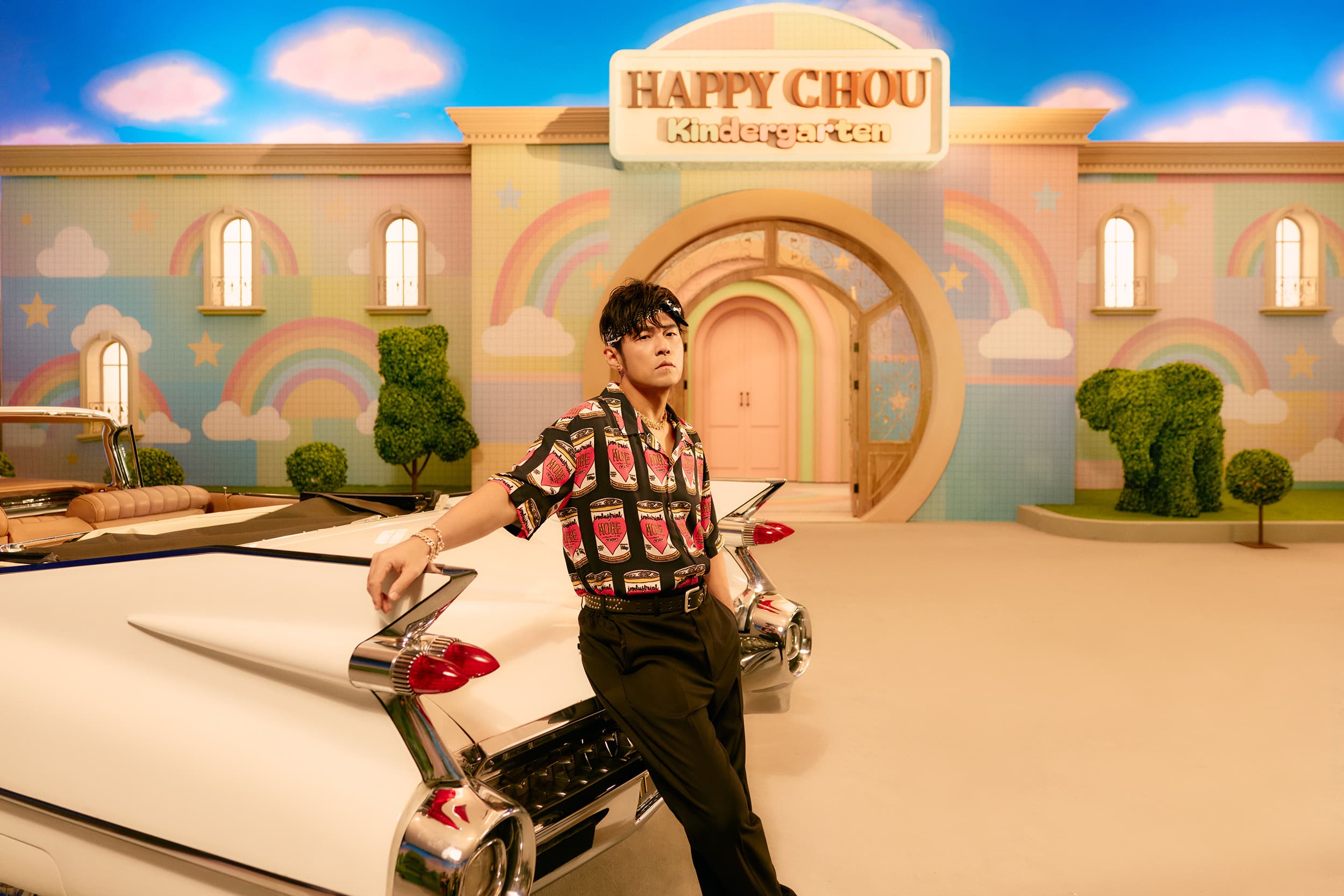 三寶爸的周杰倫，父愛爆棚。（圖／杰威爾提供）