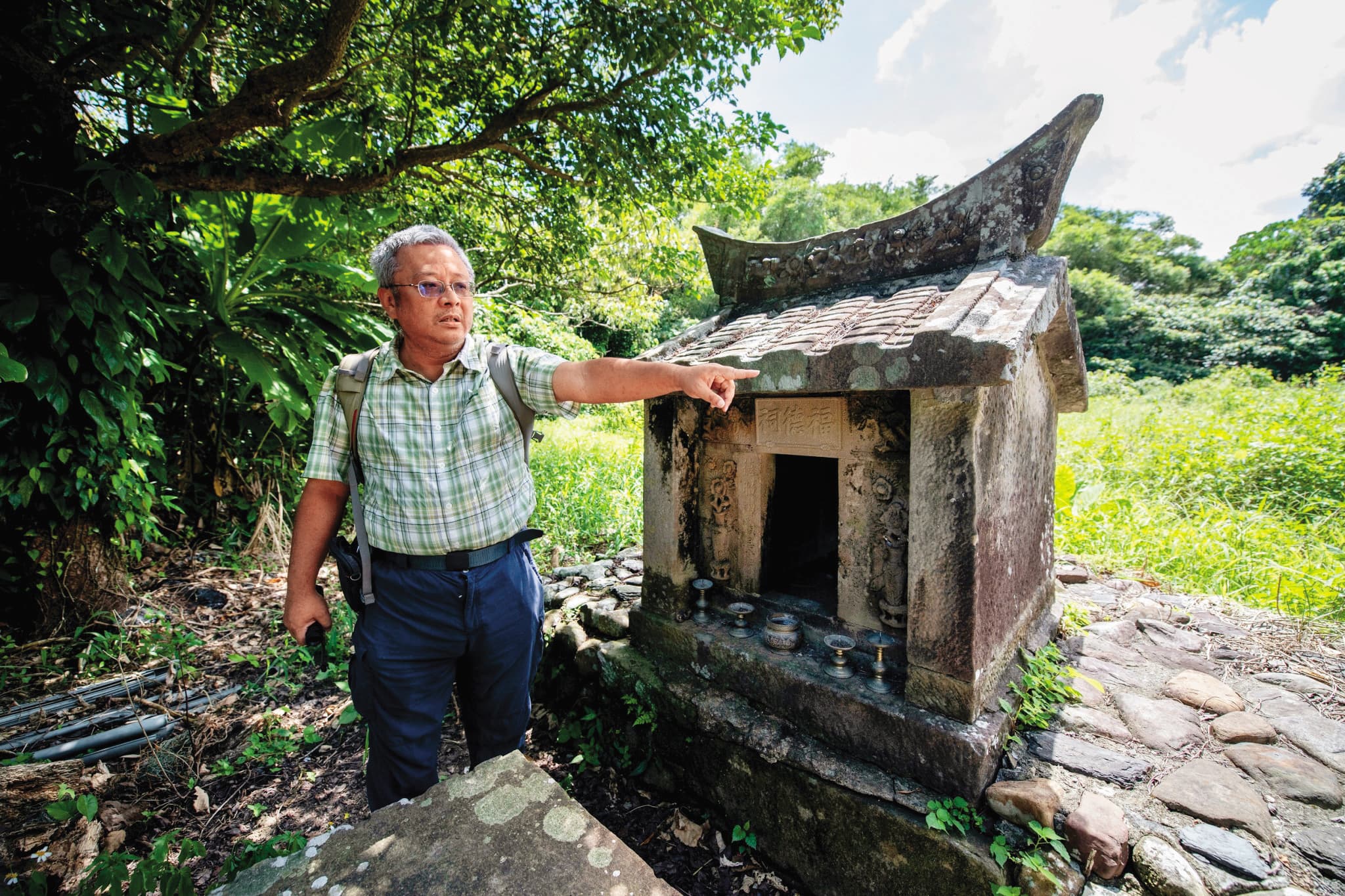 文資學者蕭文杰（圖）痛批柯市府毀滅文化資產。（翻攝蕭文杰臉書）