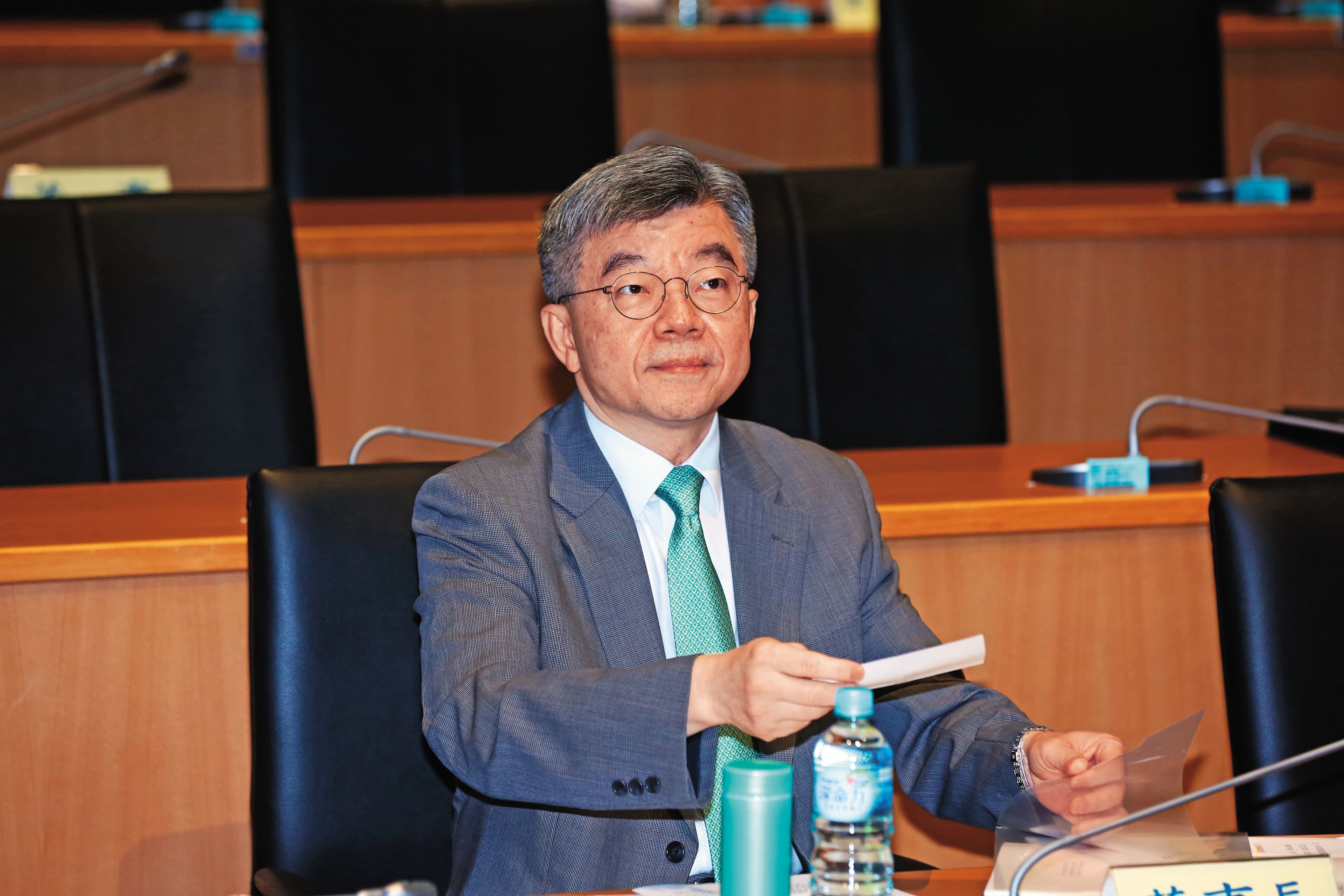 台肥D7土地交易案遭質疑圖利廠商後，時任董事長兼總經理的黃耀興（圖），在消息曝光後不久即火速下台。